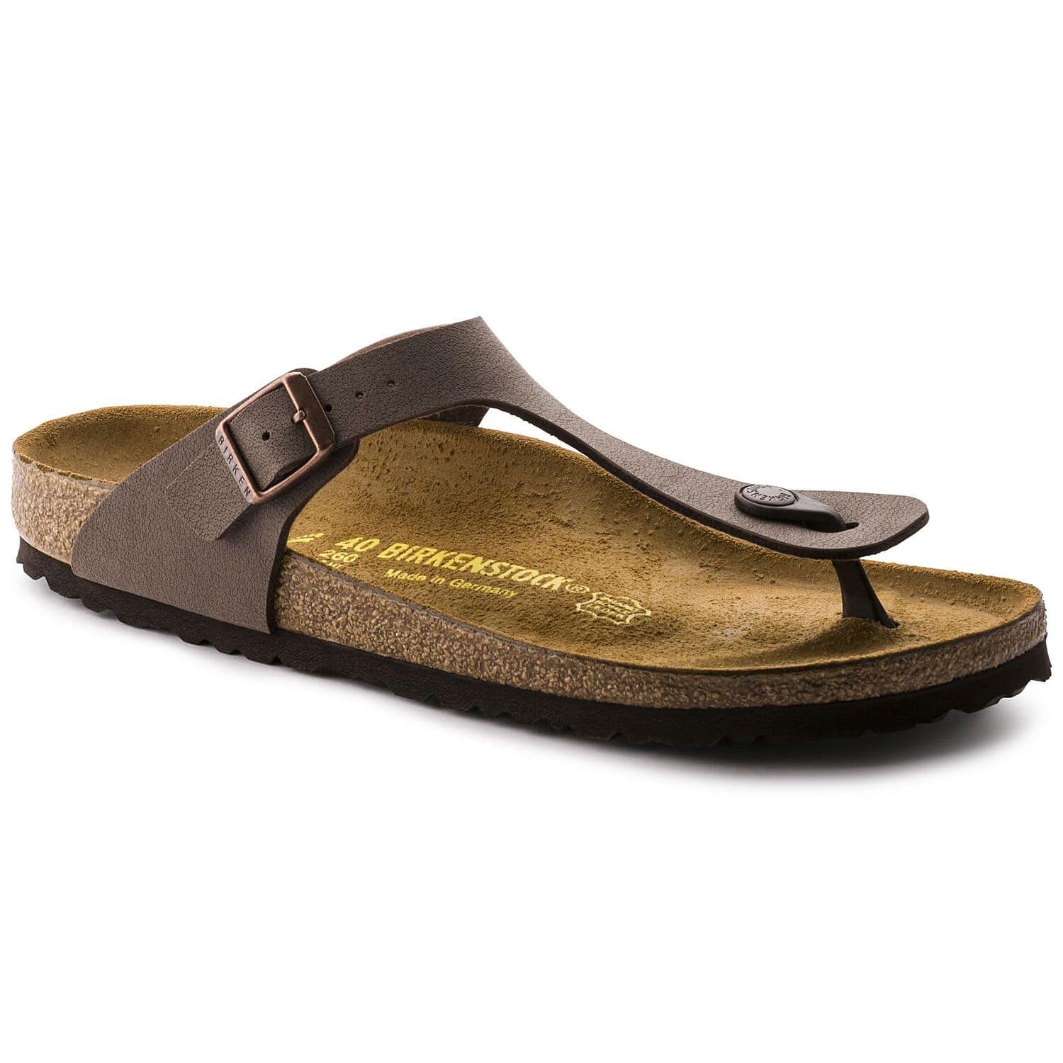 Birkenstock Women's Gizeh Mocha Birkibuc Sandal 0043751 - Image 5
