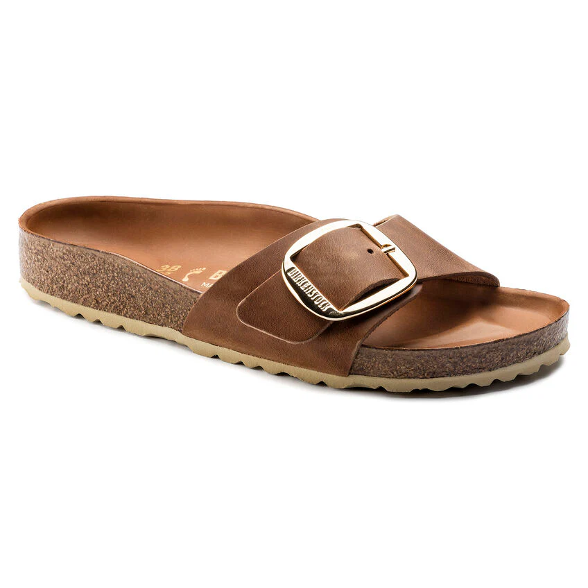 Birkenstock Women's Madrid Big Buckle Cognac 1006525 - Image 2