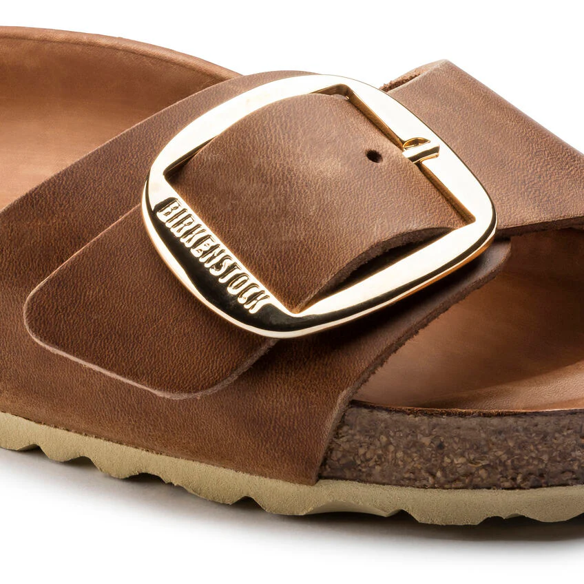 Birkenstock Women's Madrid Big Buckle Cognac 1006525 - Image 6