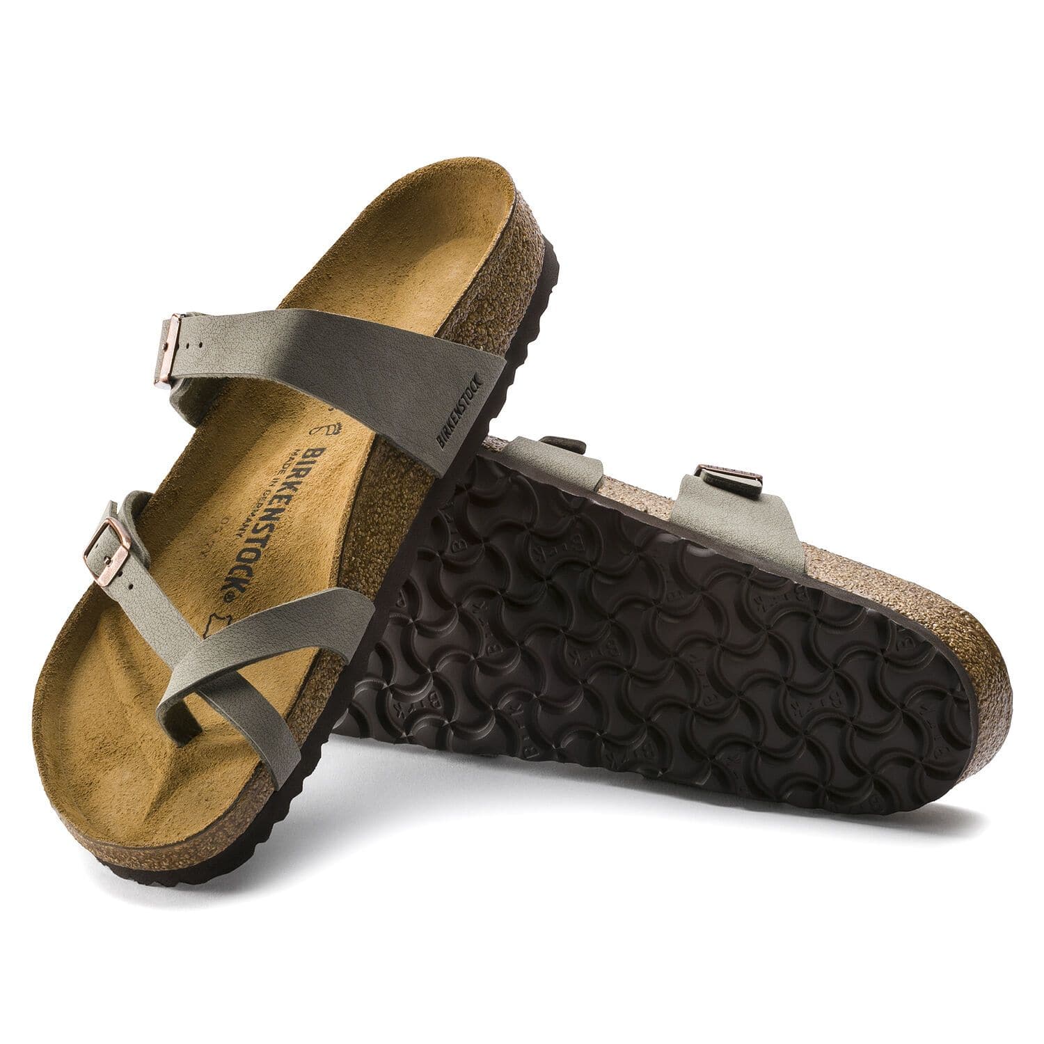 Birkenstock Women's Mayari Stone Birkibuc Sandal 0071071
