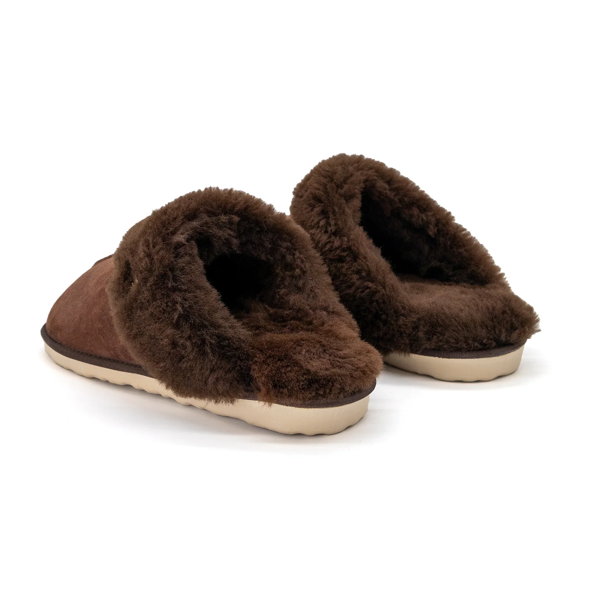 BLKSWN Women's Magnolia Slipper Espresso Shearling - Image 3