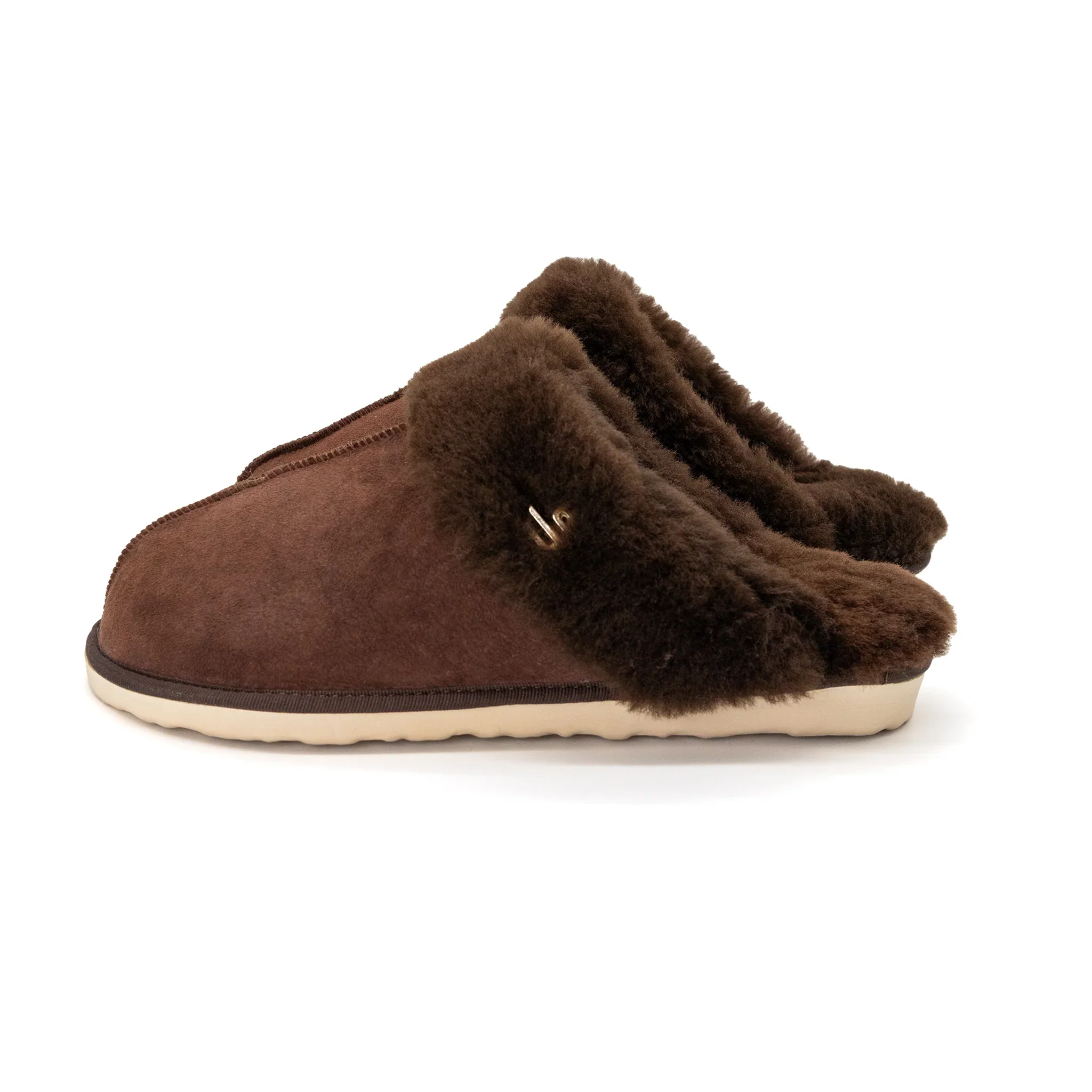 BLKSWN Women's Magnolia Slipper Espresso Shearling - Image 6