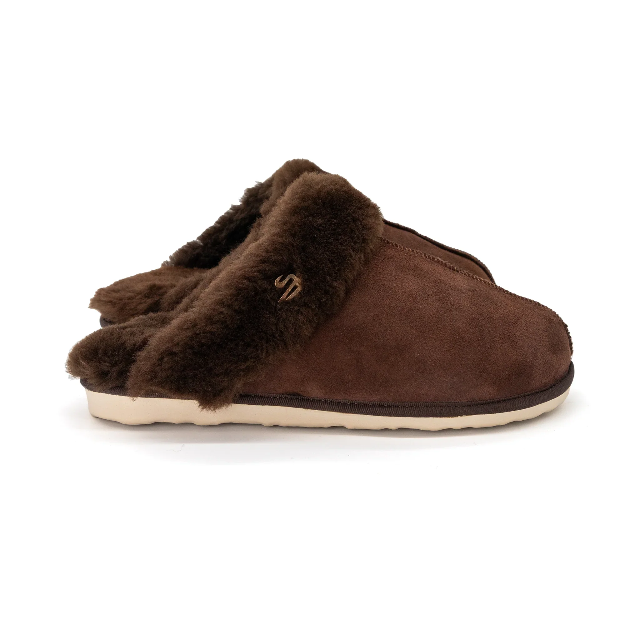 BLKSWN Women's Magnolia Slipper Espresso Shearling - Image 7