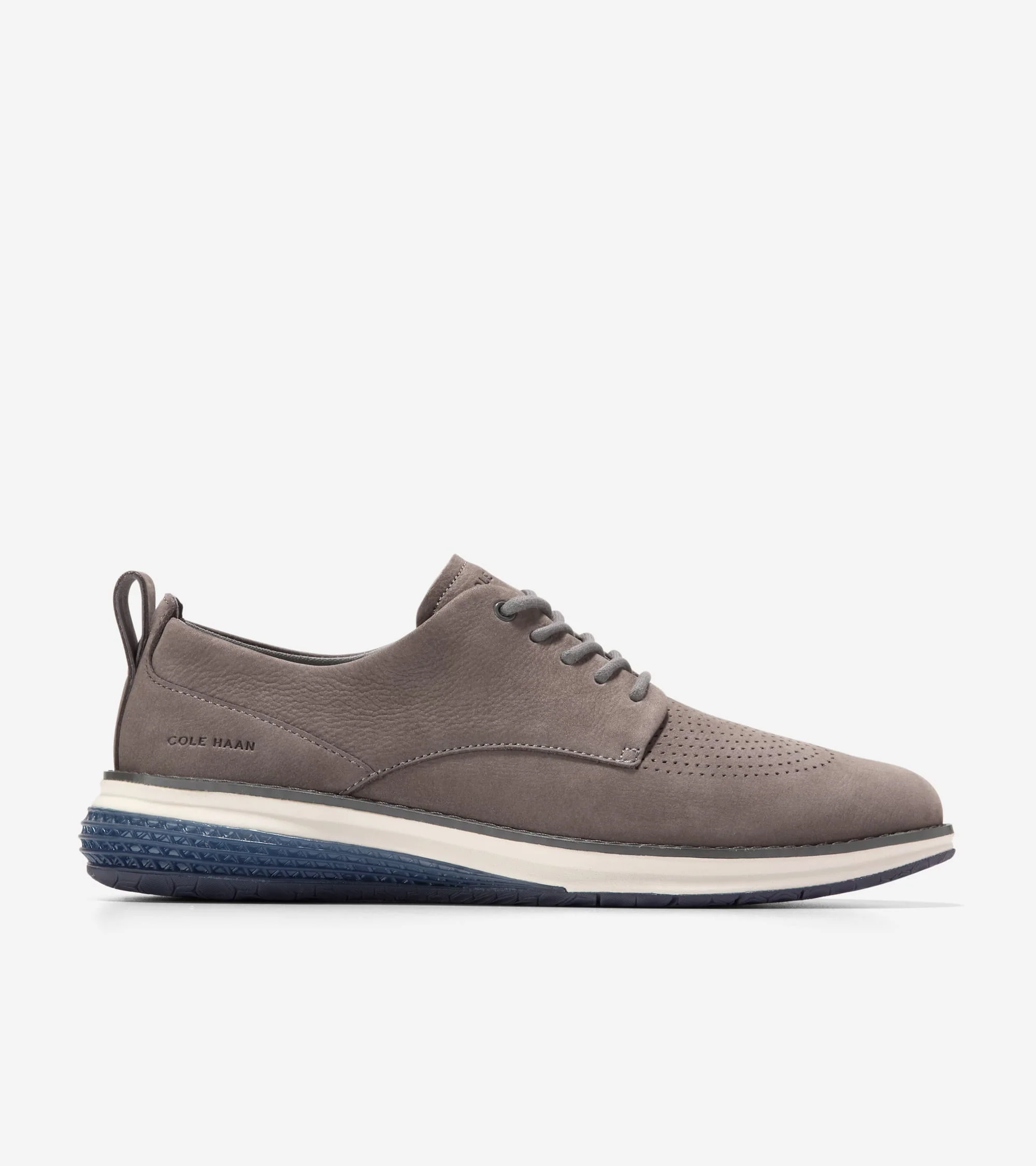 Cole Haan Men's Original Grand Energyweave Perforated Plain Toe Oxford Storm Cloud Indian Teal Ivory C40559 - Image 2