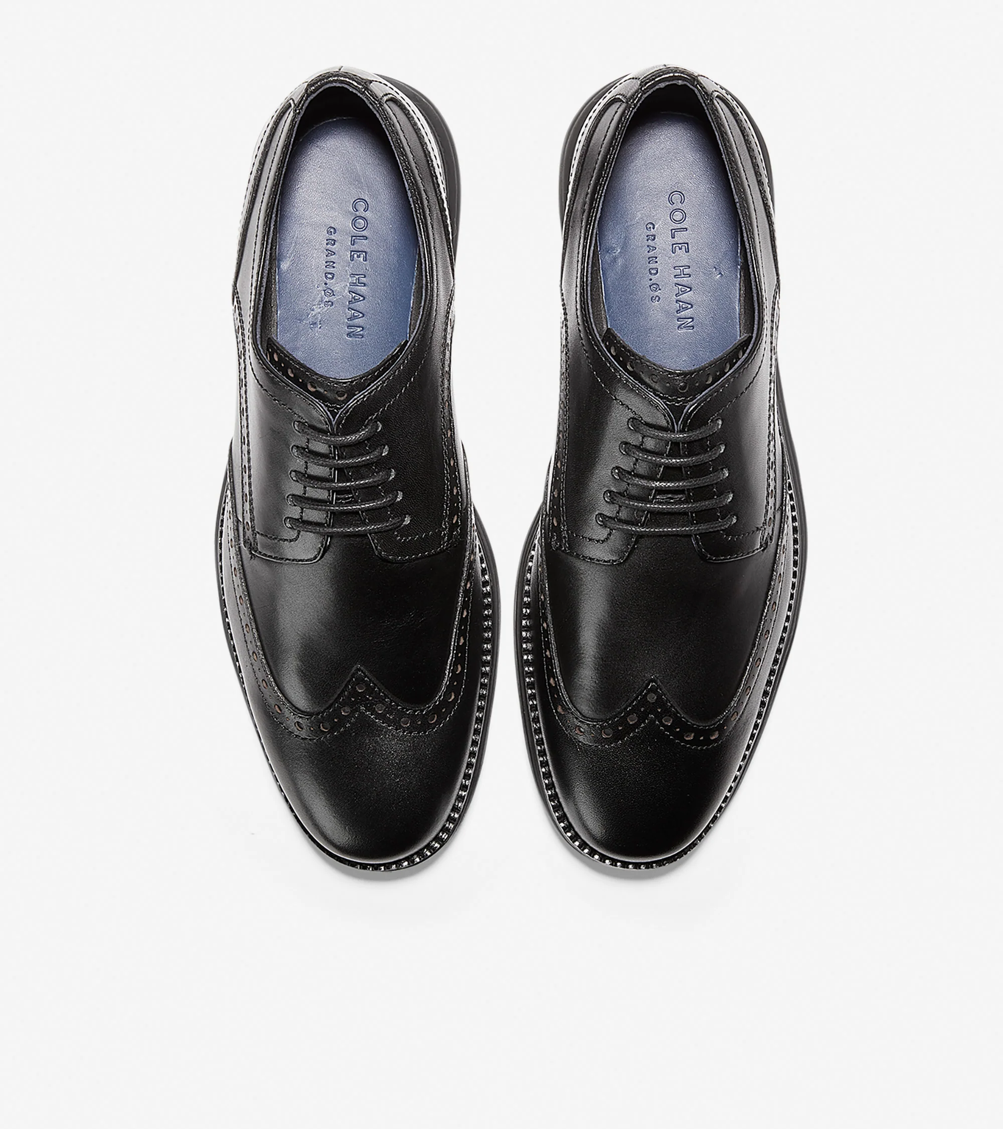 Cole Haan Men's Original Grand Wingtip Oxford Black Black C27984 - Image 5