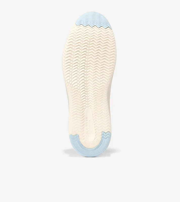 Cole Haan Women's Grandpro Topspin Sneaker Ivory Biscuit Blue W32453 - Image 6