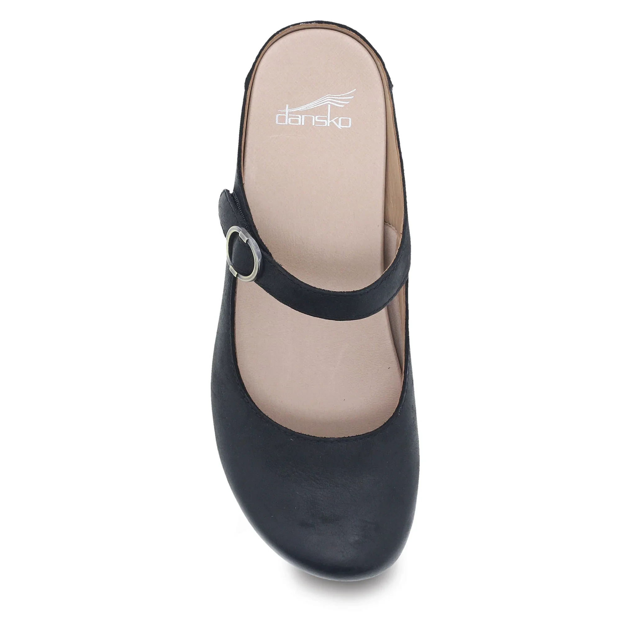 Dansko Women’s Bria Burnished Nubuck Black - Image 3