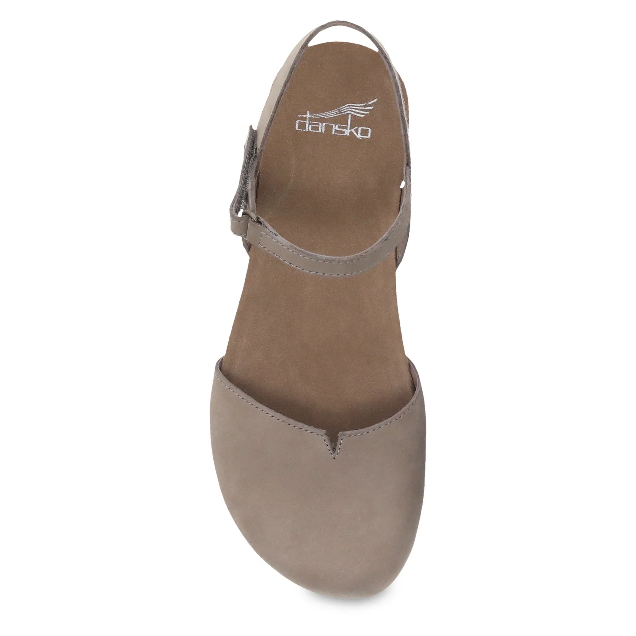 Dansko Women’s Rowan Milled Nubuck Taupe - Image 3