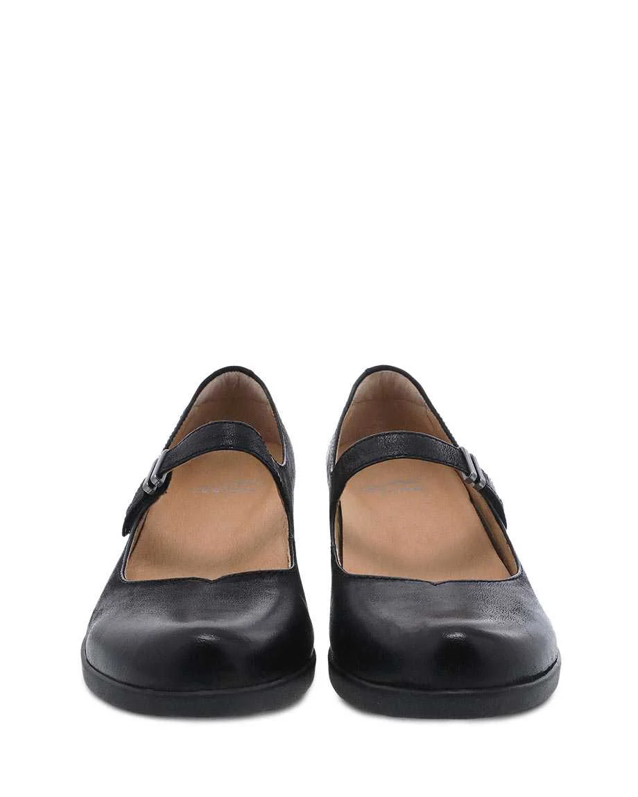 Dansko Women's Callista Burnished Nubuck Black - Image 5