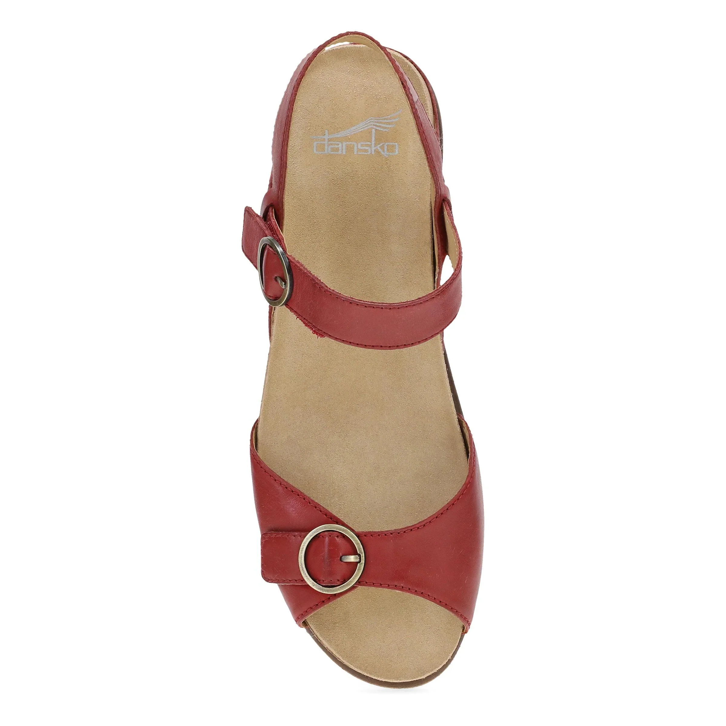 Dansko Women's Candace Burnished Nappa Red - Image 5