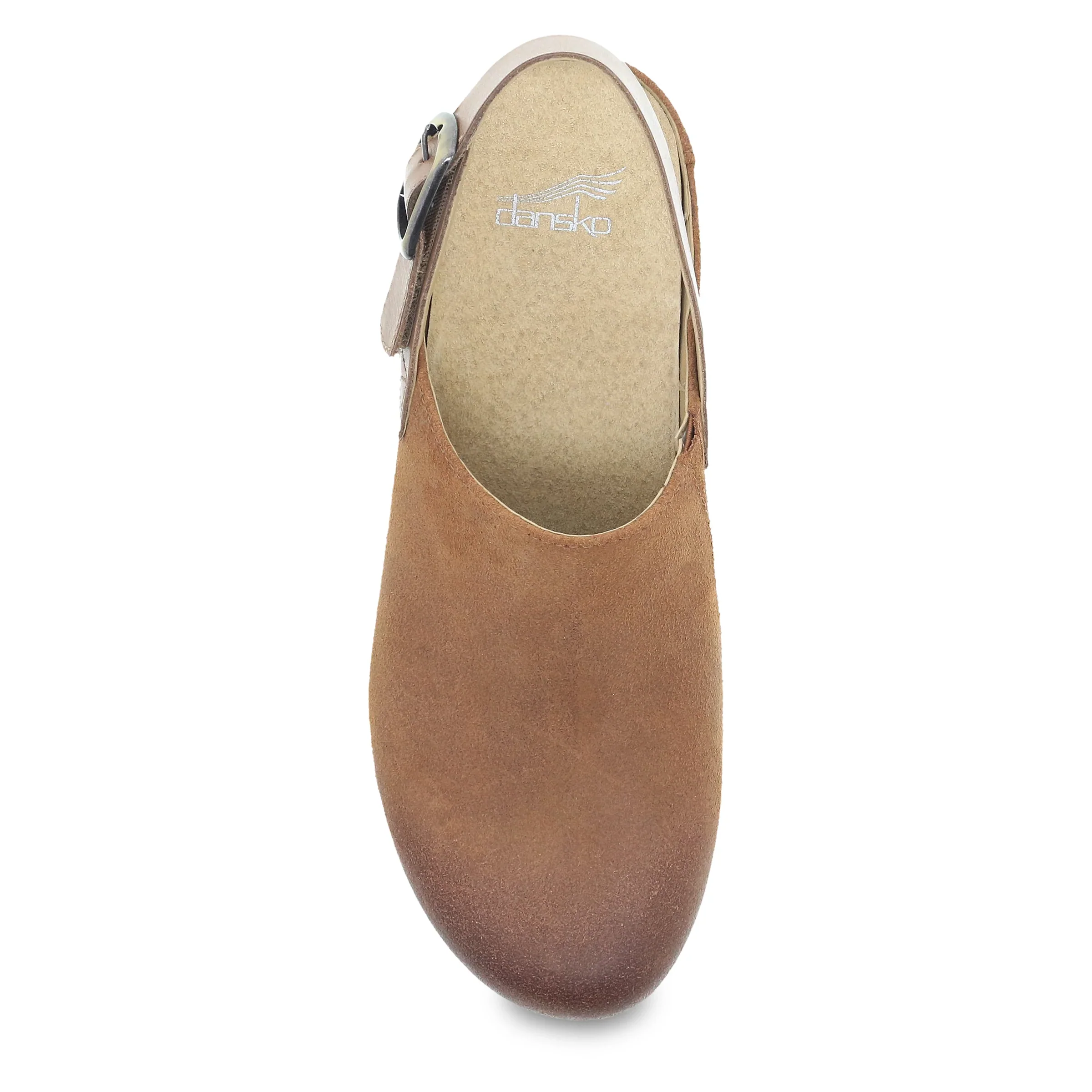 Dansko Women's Merrin Clog Burnished Suede Tan - Image 4