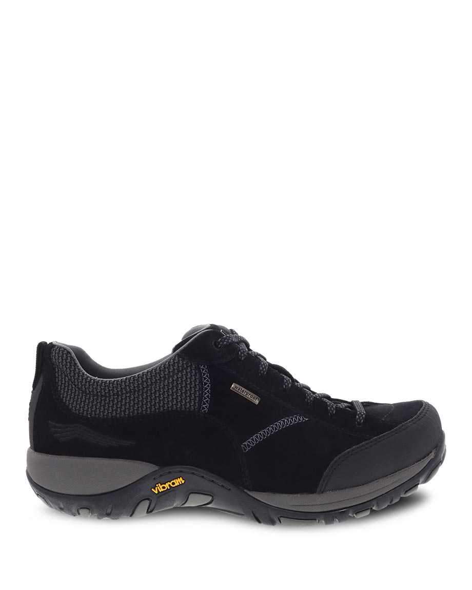 Dansko Women's Paisley Black Suede Waterproof Sneaker - Image 2