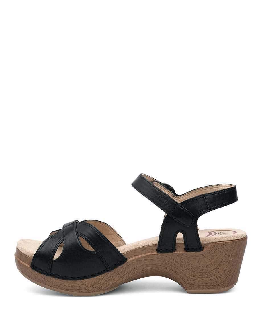 Dansko Women's Season Black Sandal - Image 3