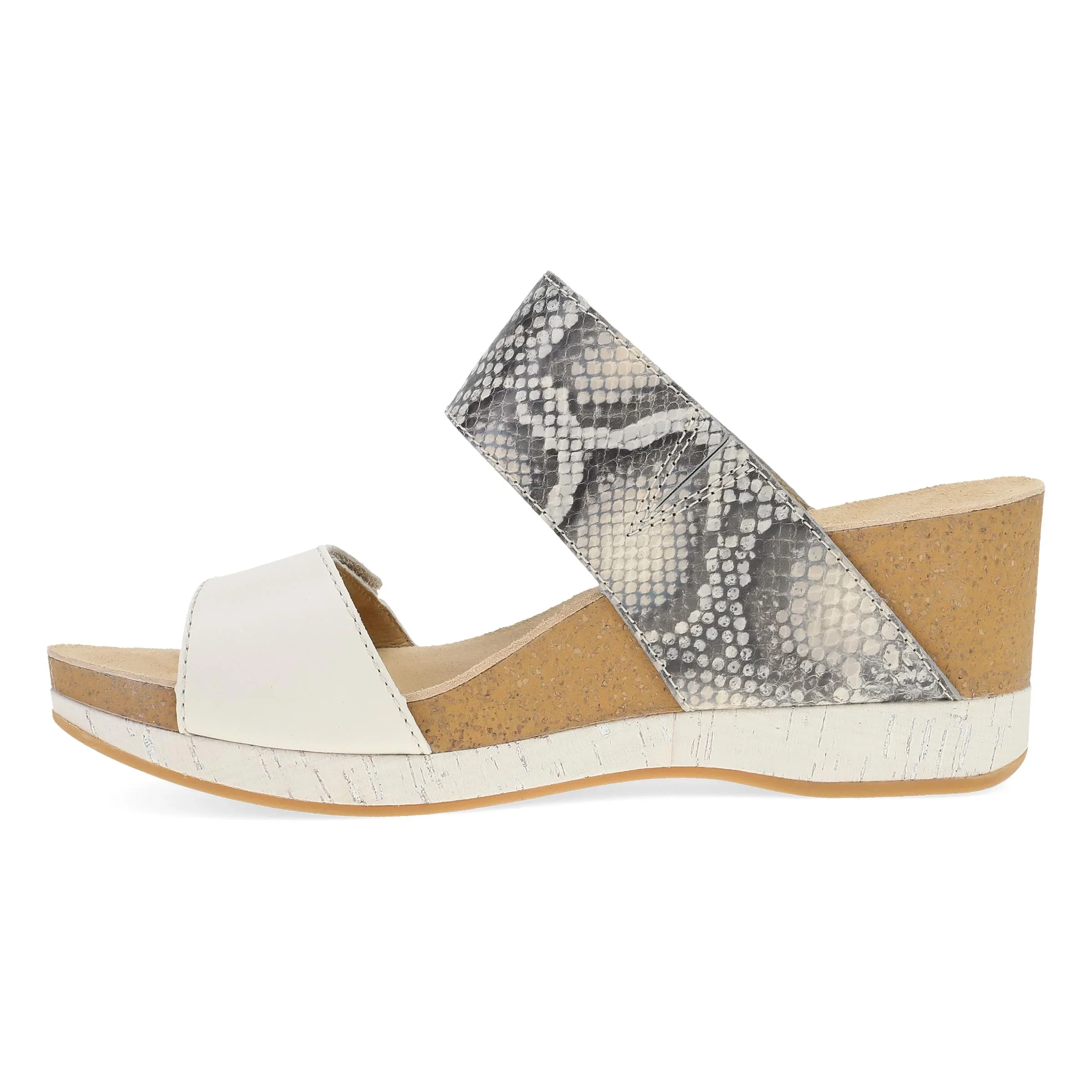 Dansko Women's Shannon Leather Snake Ivory - Image 2