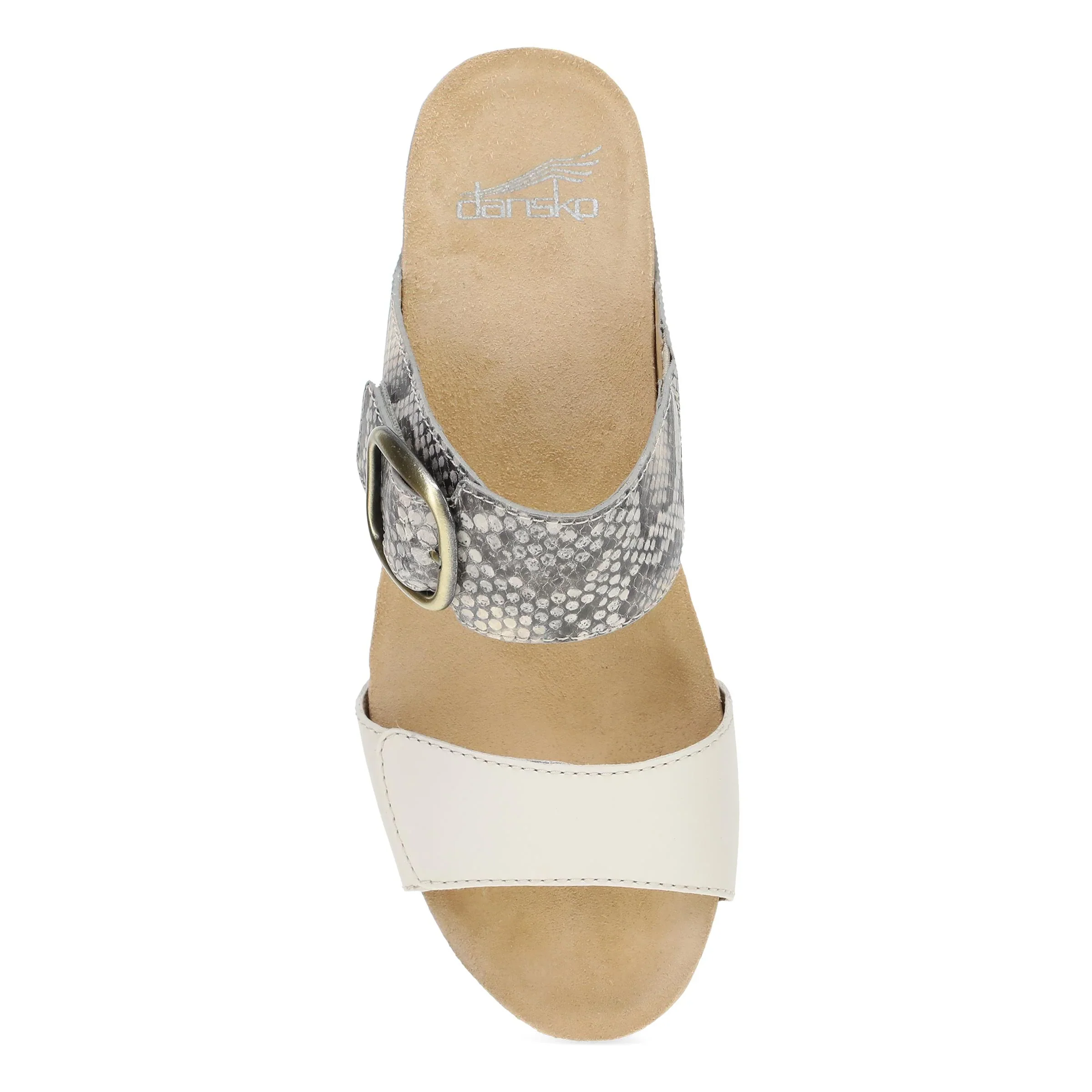 Dansko Women's Shannon Leather Snake Ivory - Image 5