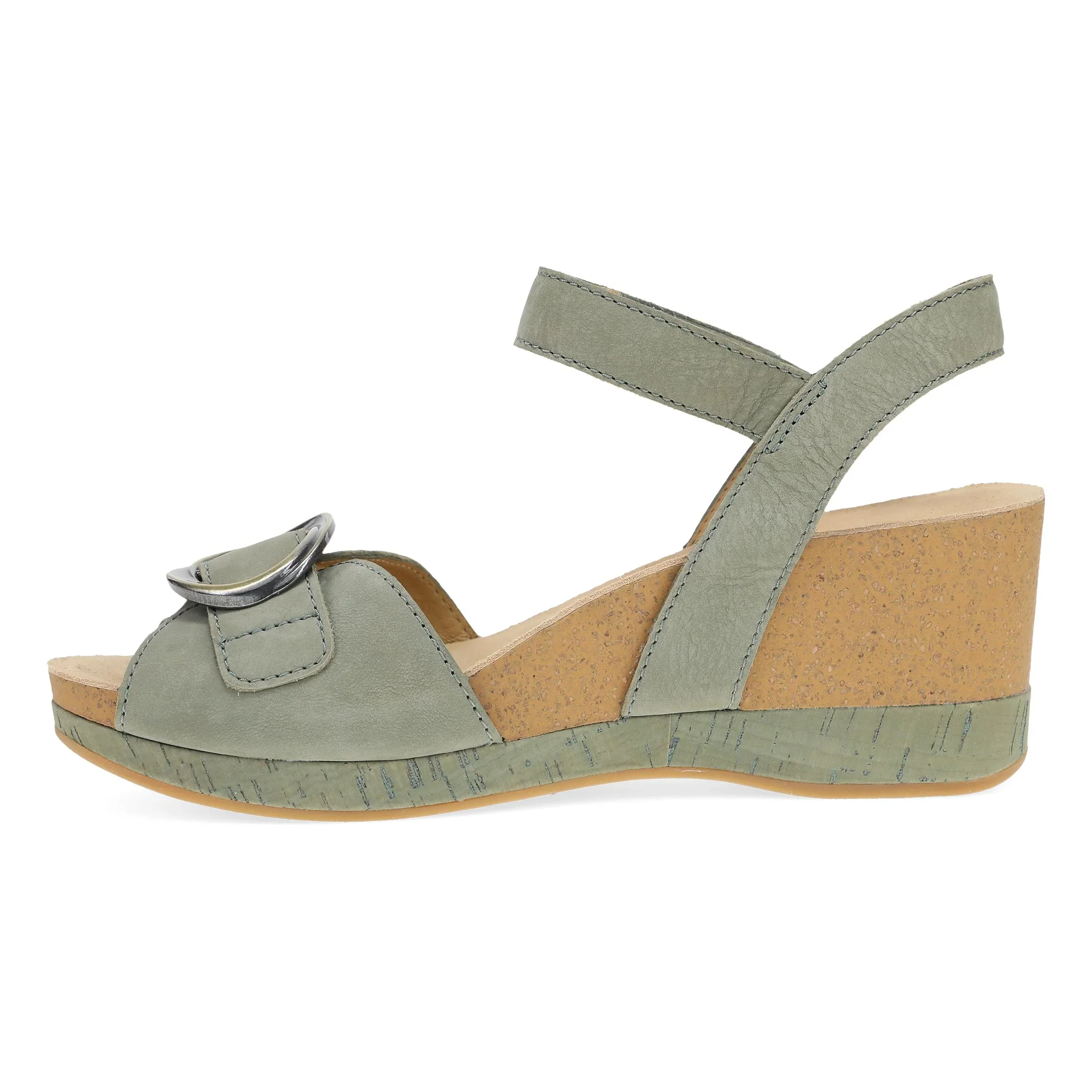 Dansko Women's Stella Milled Nubuck Sage - Image 2