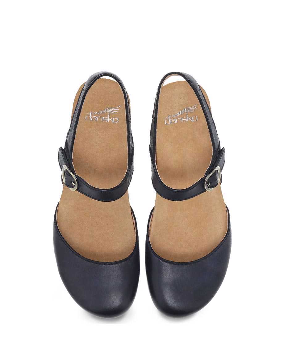Dansko Women's Tiffani Milled Burnished Black - Image 4