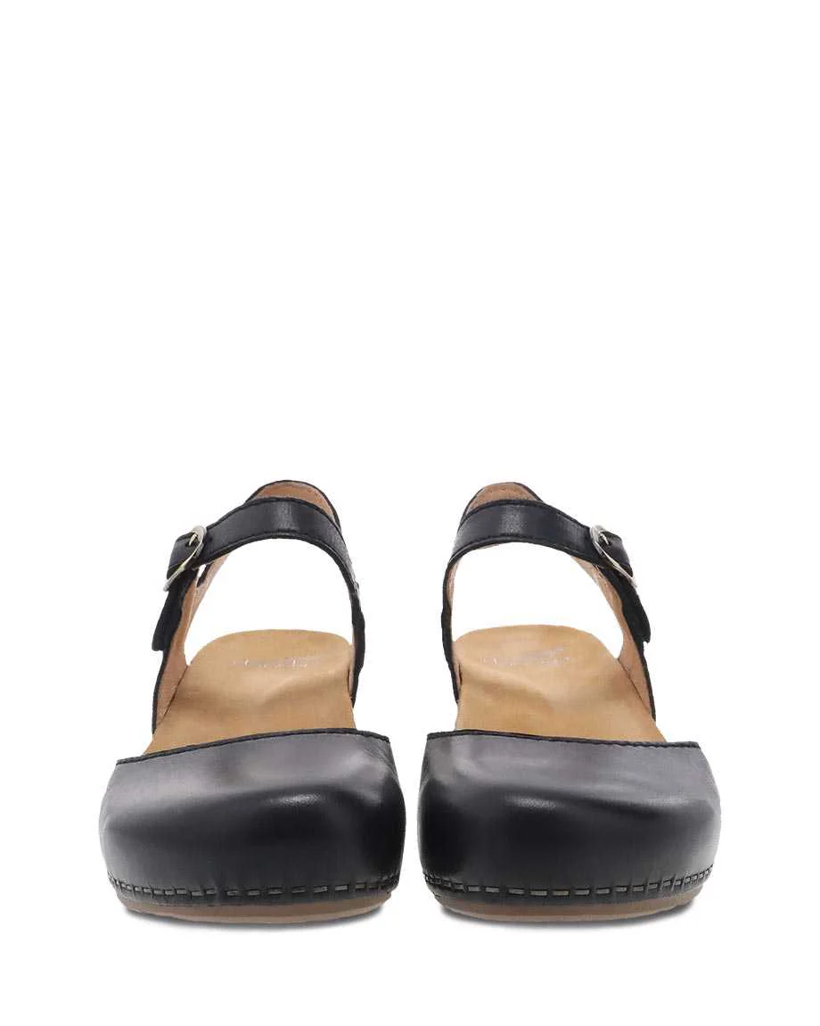 Dansko Women's Tiffani Milled Burnished Black - Image 5