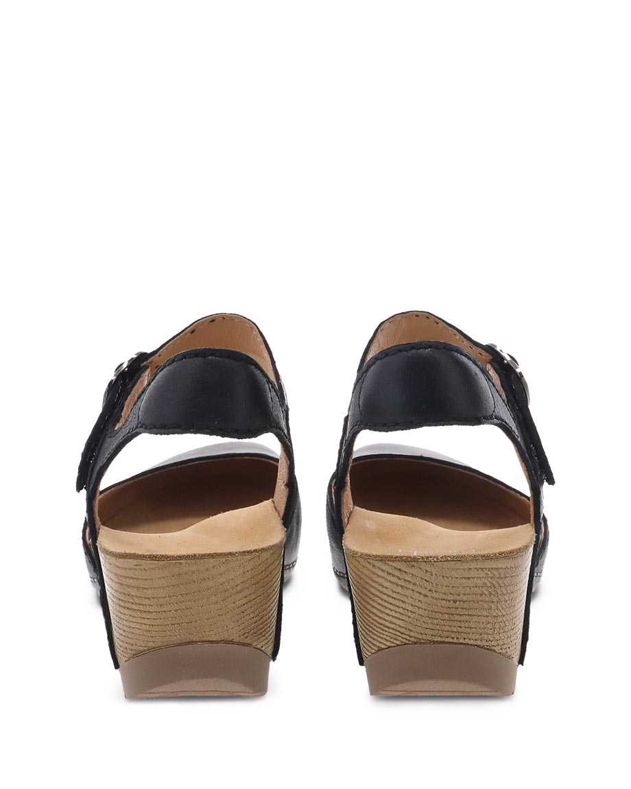 Dansko Women's Tiffani Milled Burnished Black - Image 6