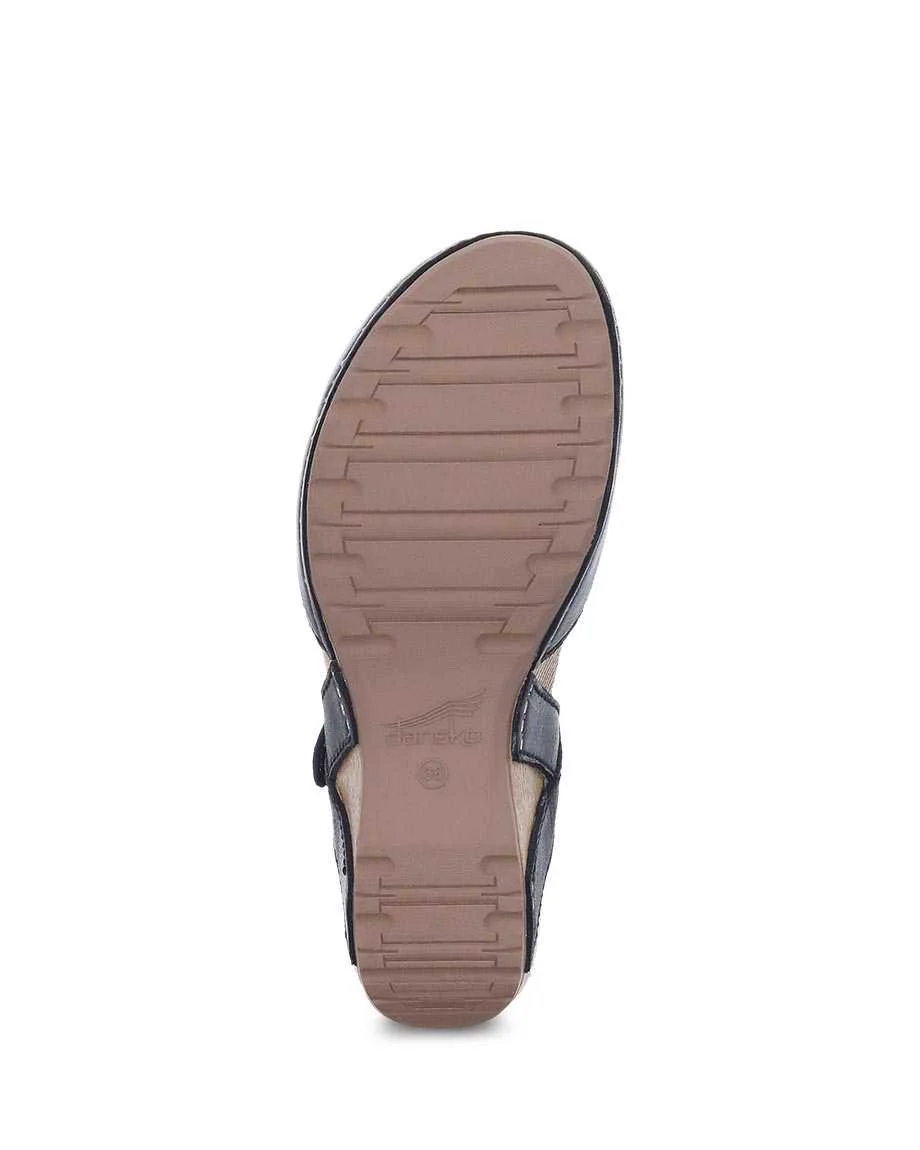 Dansko Women's Tiffani Milled Burnished Black - Image 7