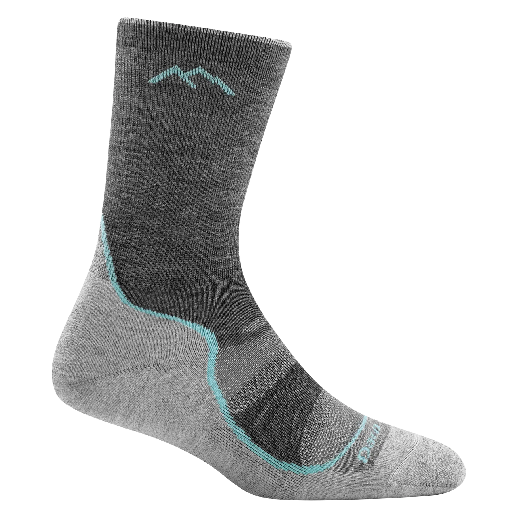 Darn Tough Vermont Women's Light Hiker Micro Lightweight Hiking Socks Slate 1967