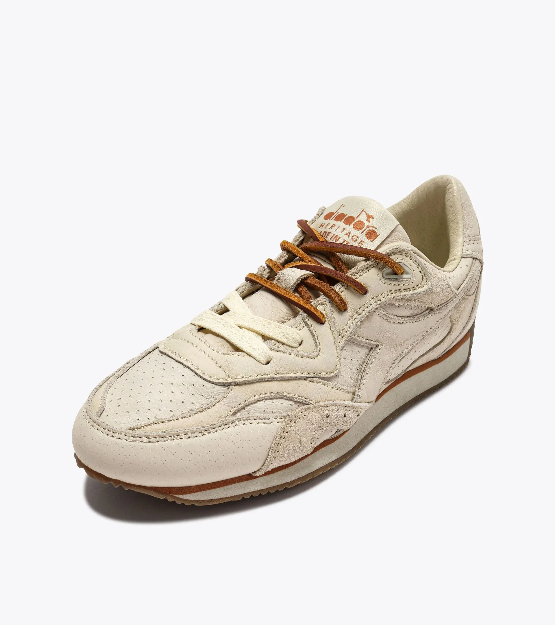 Diadora Heritage Equipe Revenge Dune Used Italia Papyrus White - Image 2