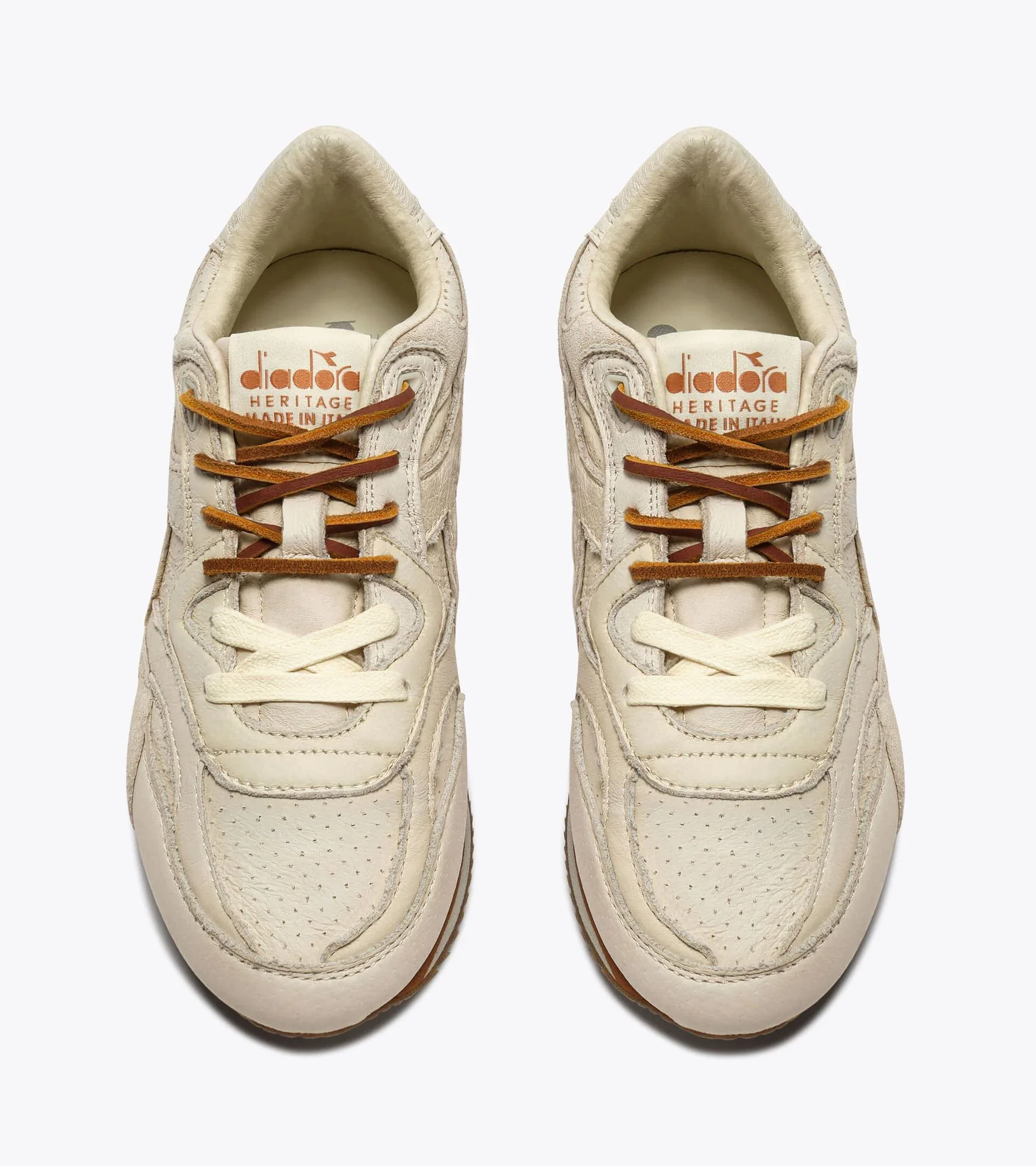 Diadora Heritage Equipe Revenge Dune Used Italia Papyrus White - Image 4