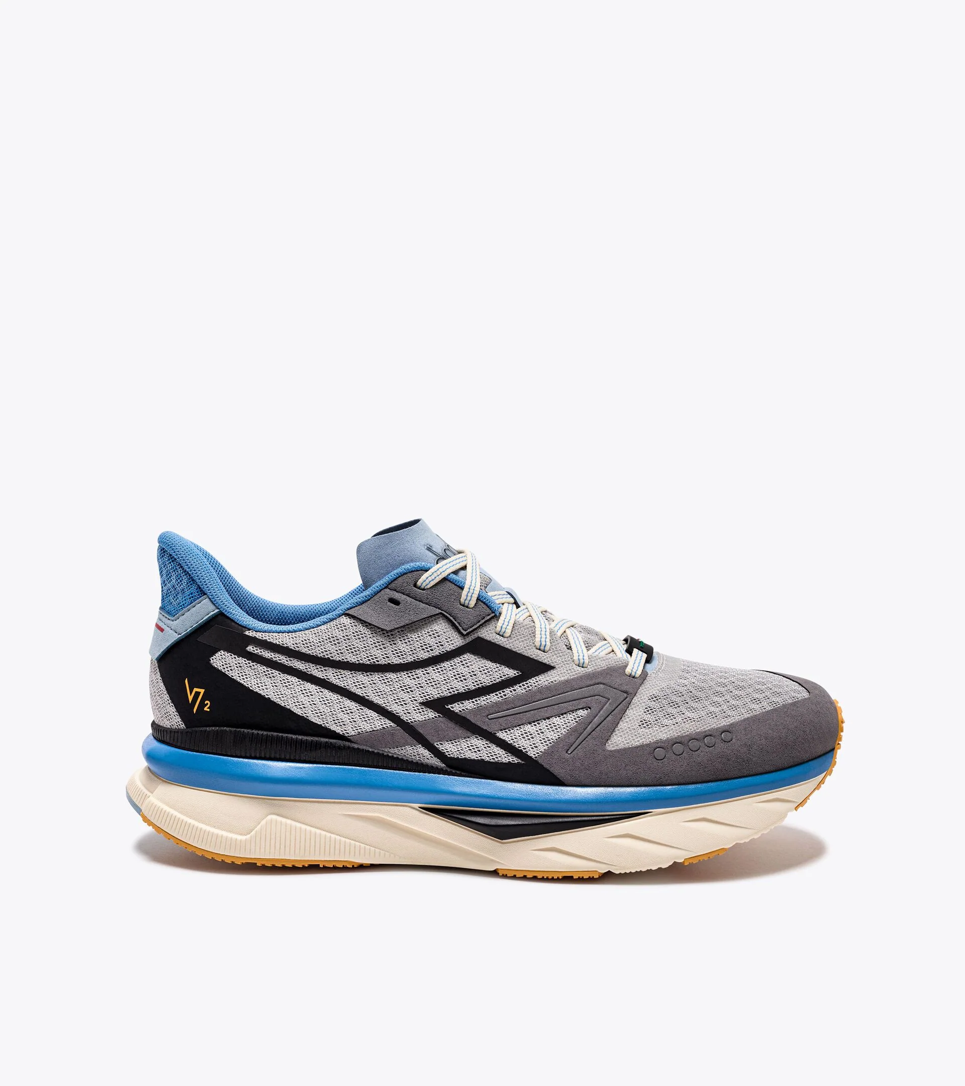 Diadora Men’s Atomo V7000-2 Silver Black Pacific