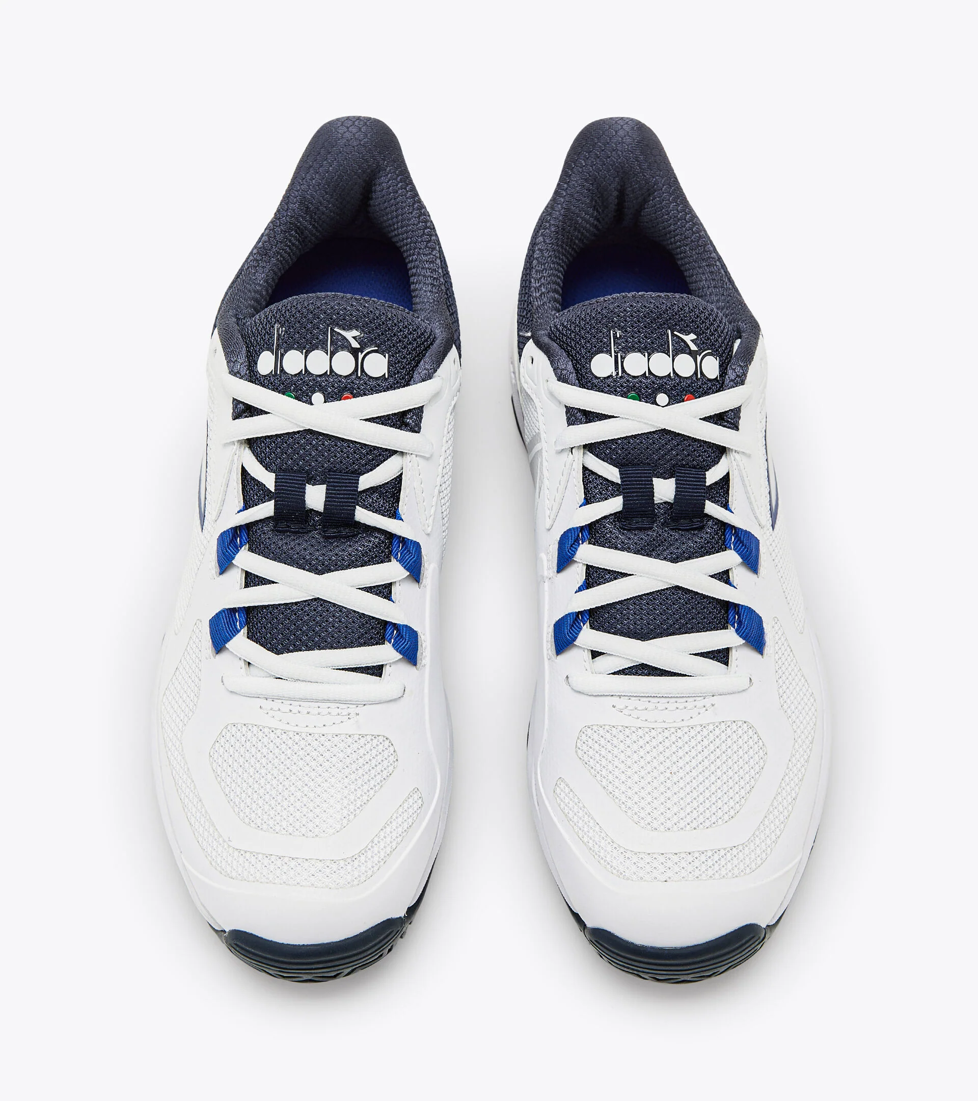 Diadora Men’s Trofeo 2 AG PKL White Surf The Web Blue Corsair - Image 5