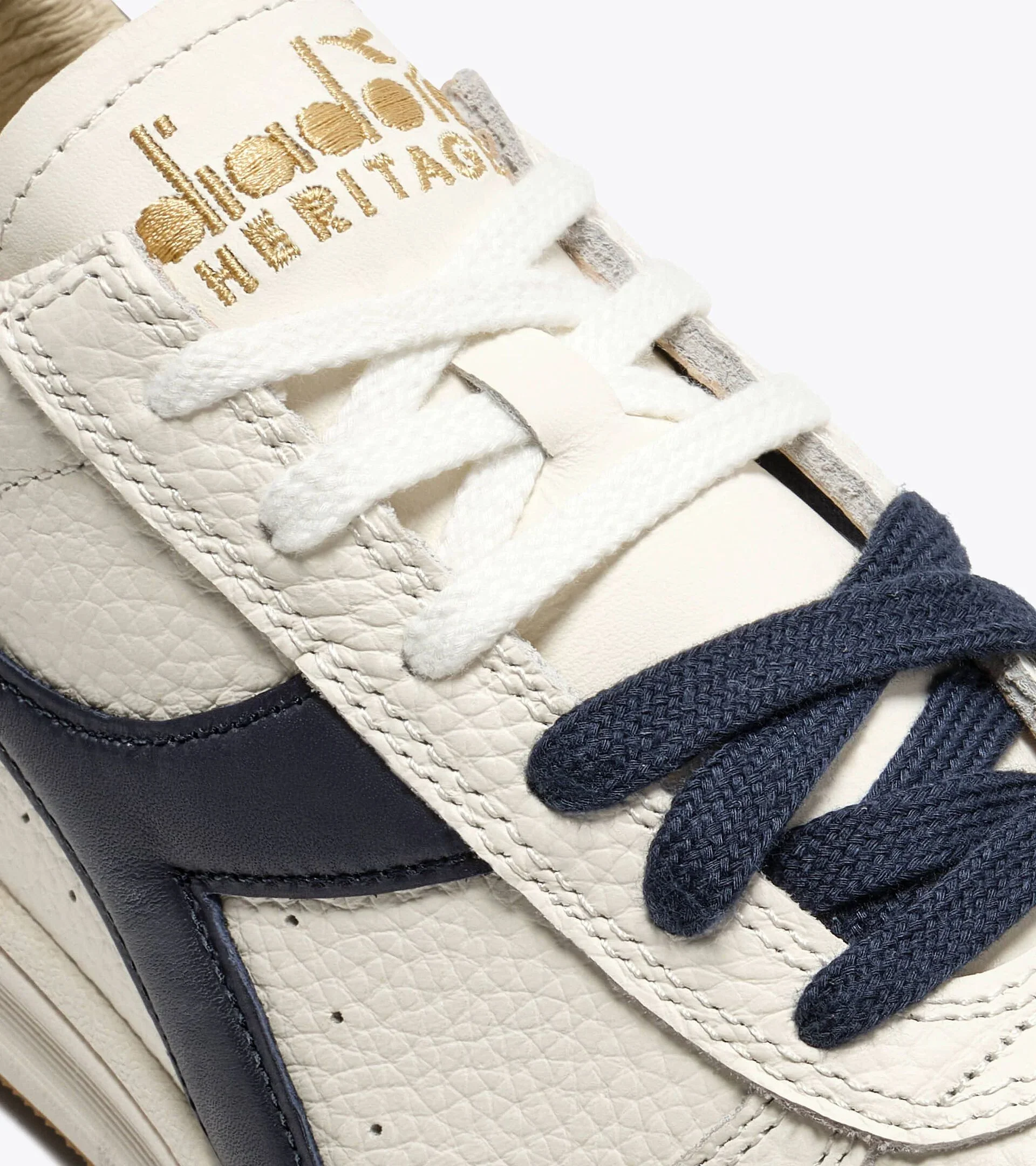 Diadora Heritage Men's B. Elite Dominio White Peacoat - Image 5