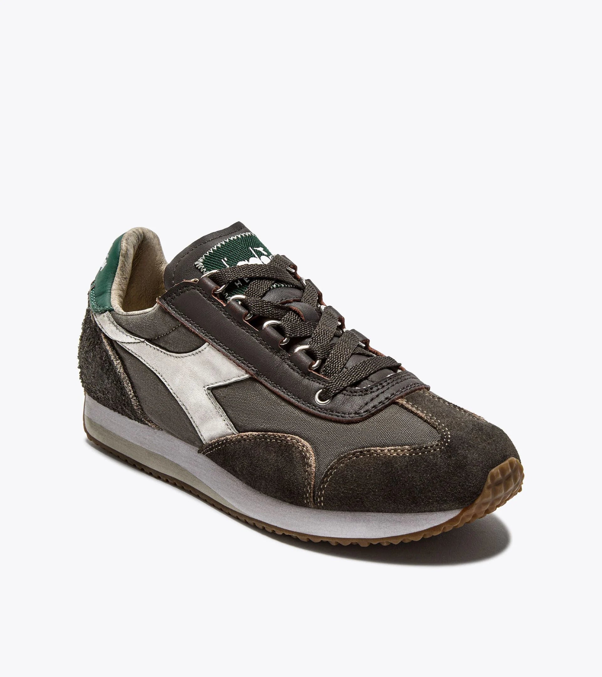 Diadora Heritage Men's Equipe Dirty SW Evo Beige Sesame - Image 6