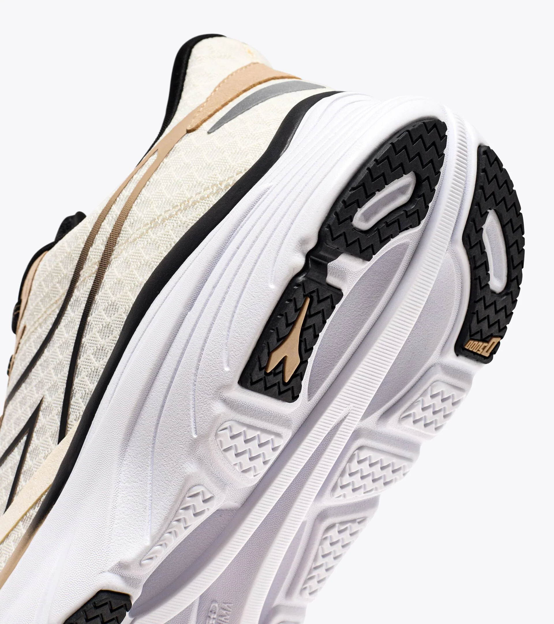 Diadora Men's Equipe Nucleo Whisper White Black Irish Cream - Image 4