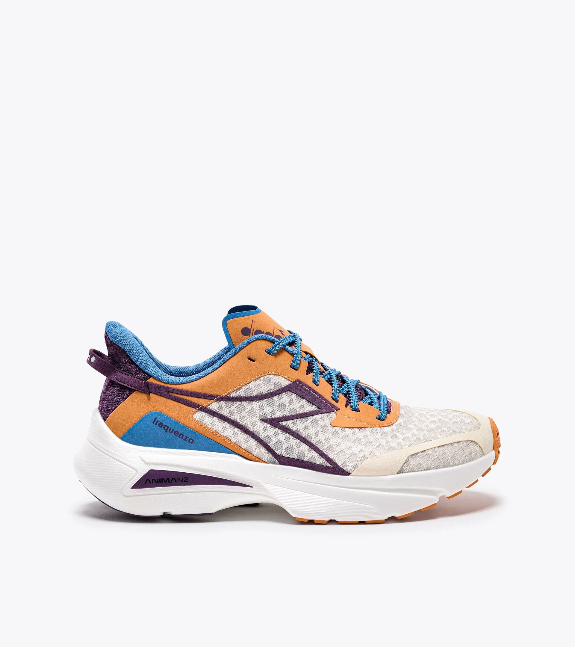 Diadora Men's Frequenza Whisper White Sunset Purple