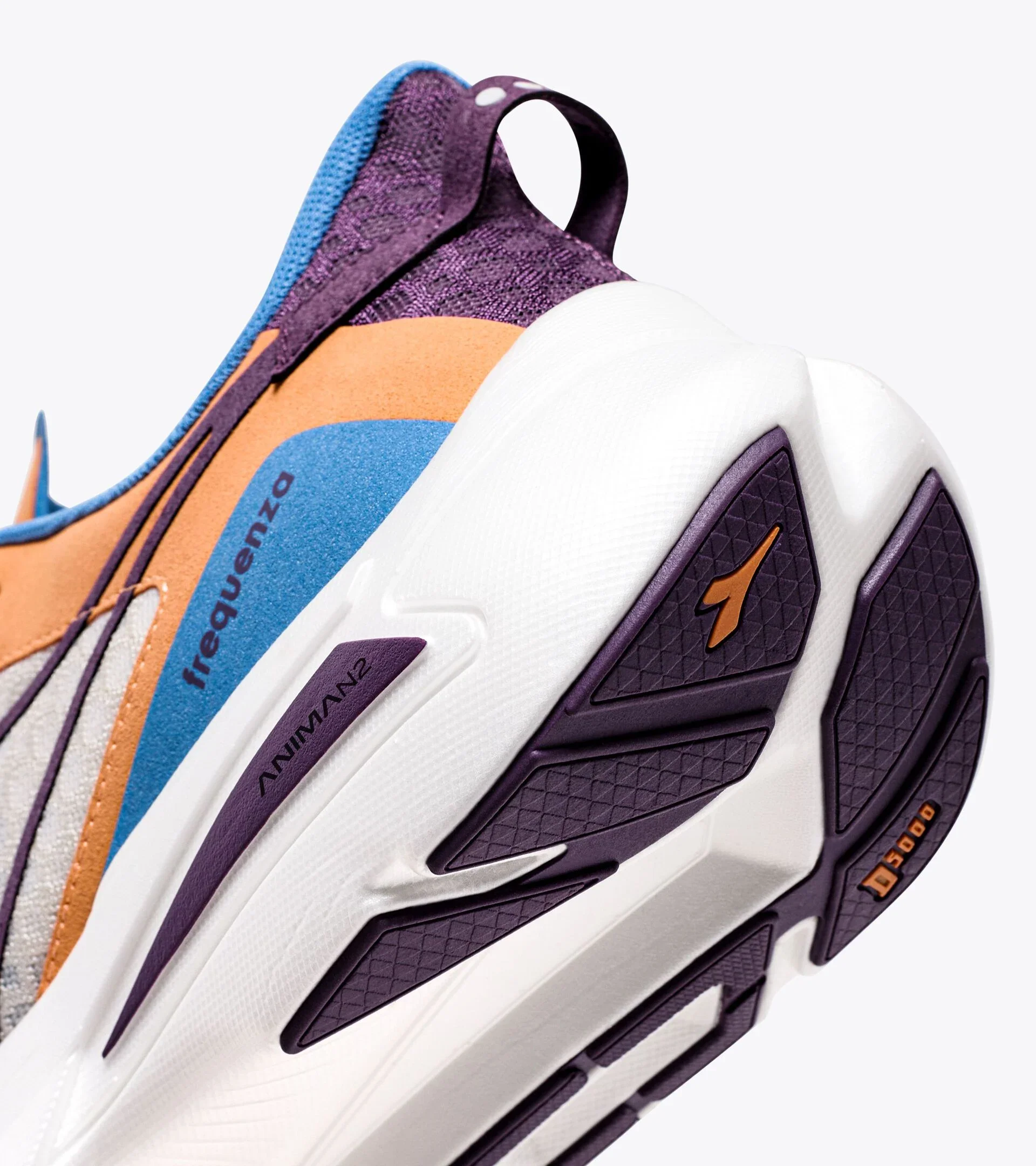 Diadora Men's Frequenza Whisper White Sunset Purple - Image 4