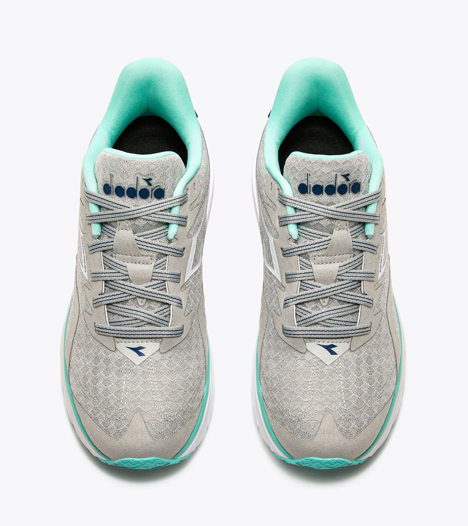 Diadora Women’s Equipe Nucleo Silver DD White Aruba Blue - Image 3