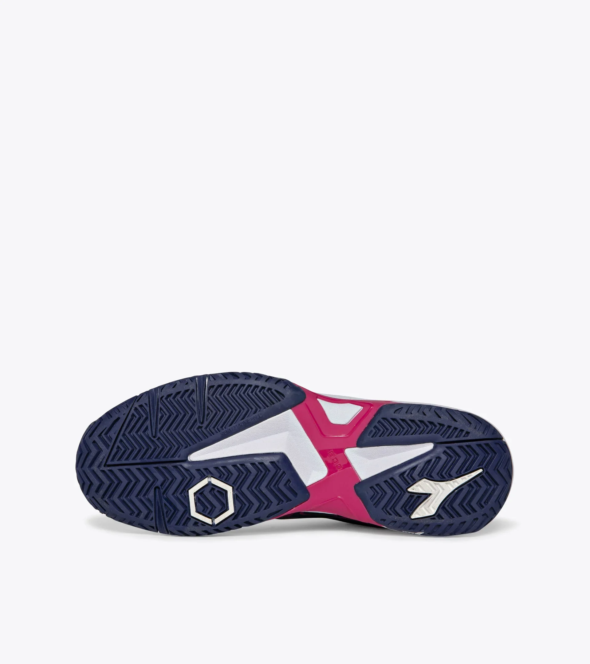 Diadora Women’s Trofeo 2 Pickleball Shoe Blueprint Pink Yarrow White - Image 5