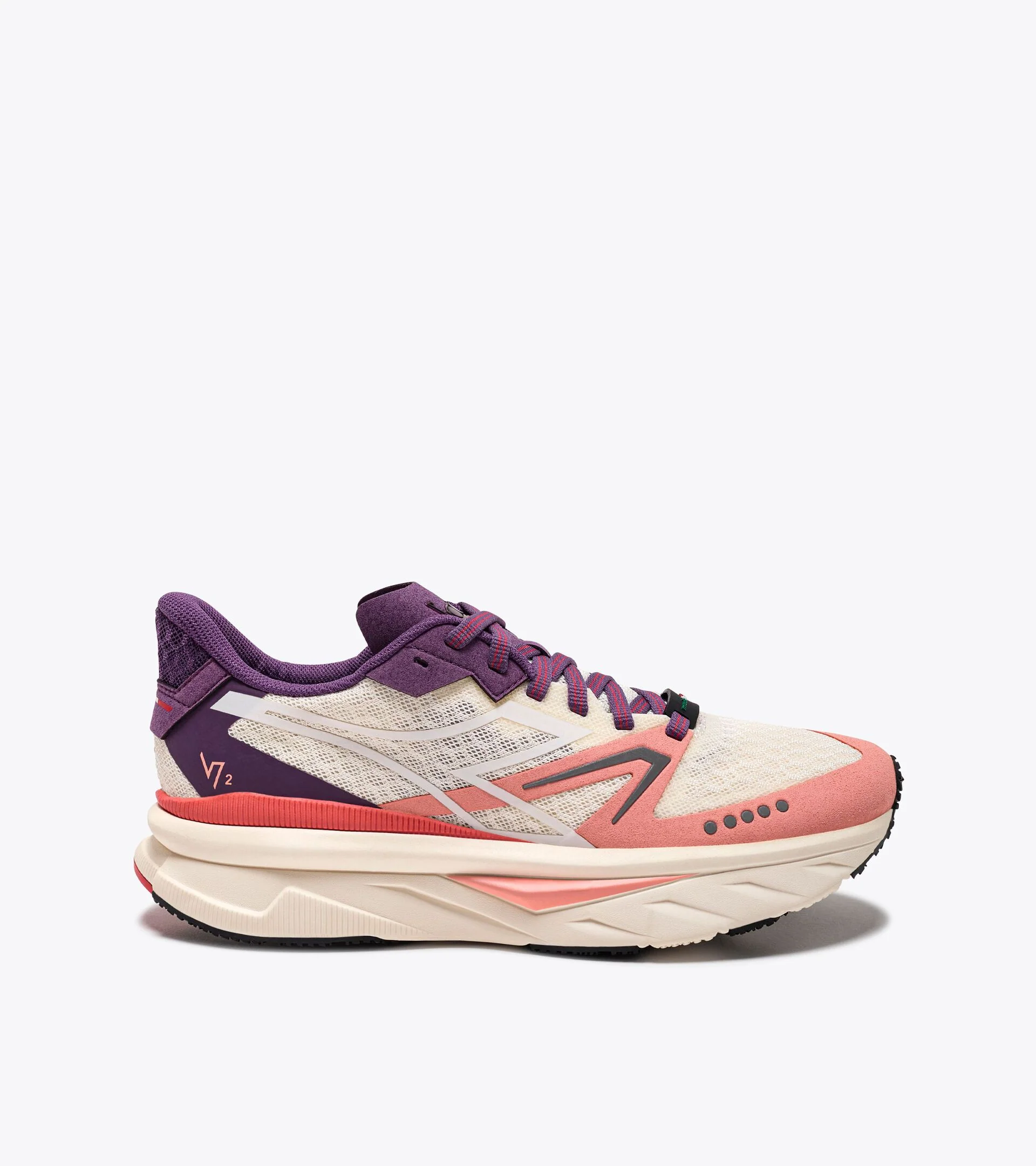 Diadora Women's Atomo v7000 2 Whisper White Peach Amber