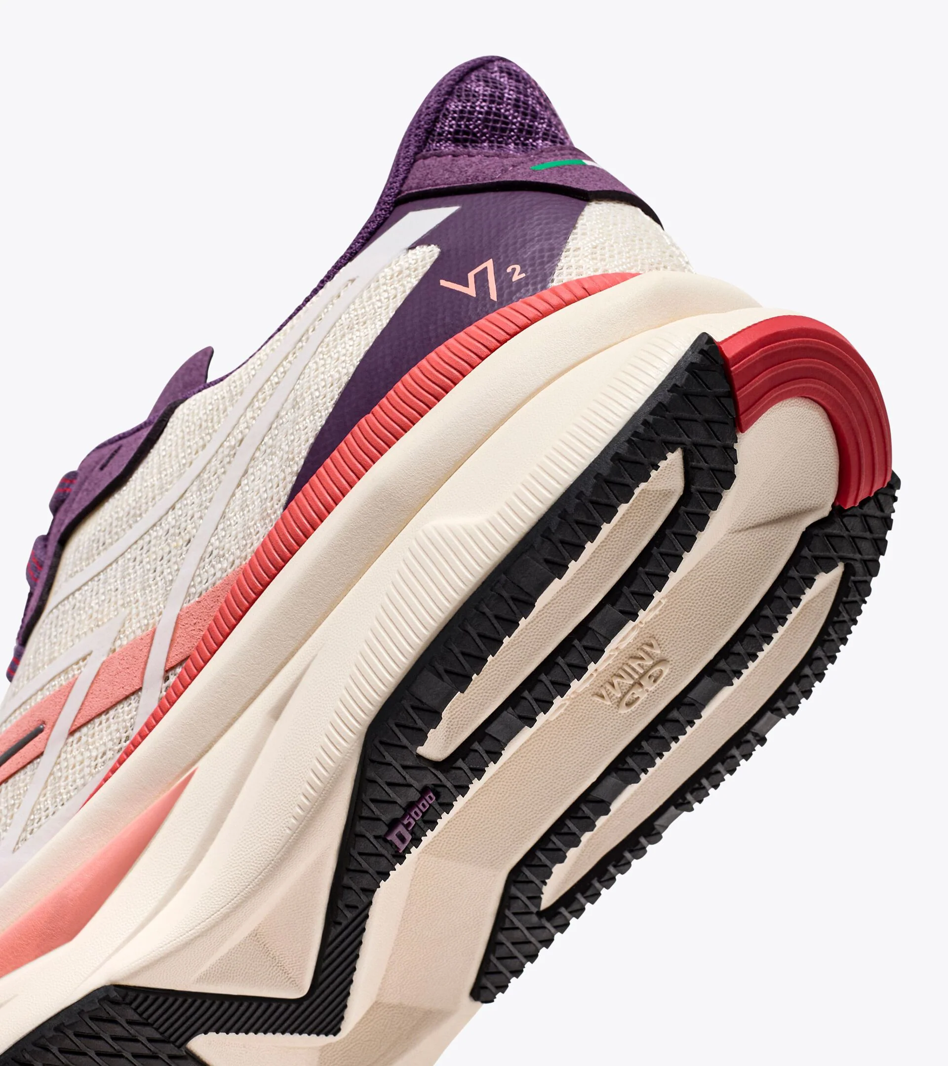 Diadora Women's Atomo v7000 2 Whisper White Peach Amber - Image 4