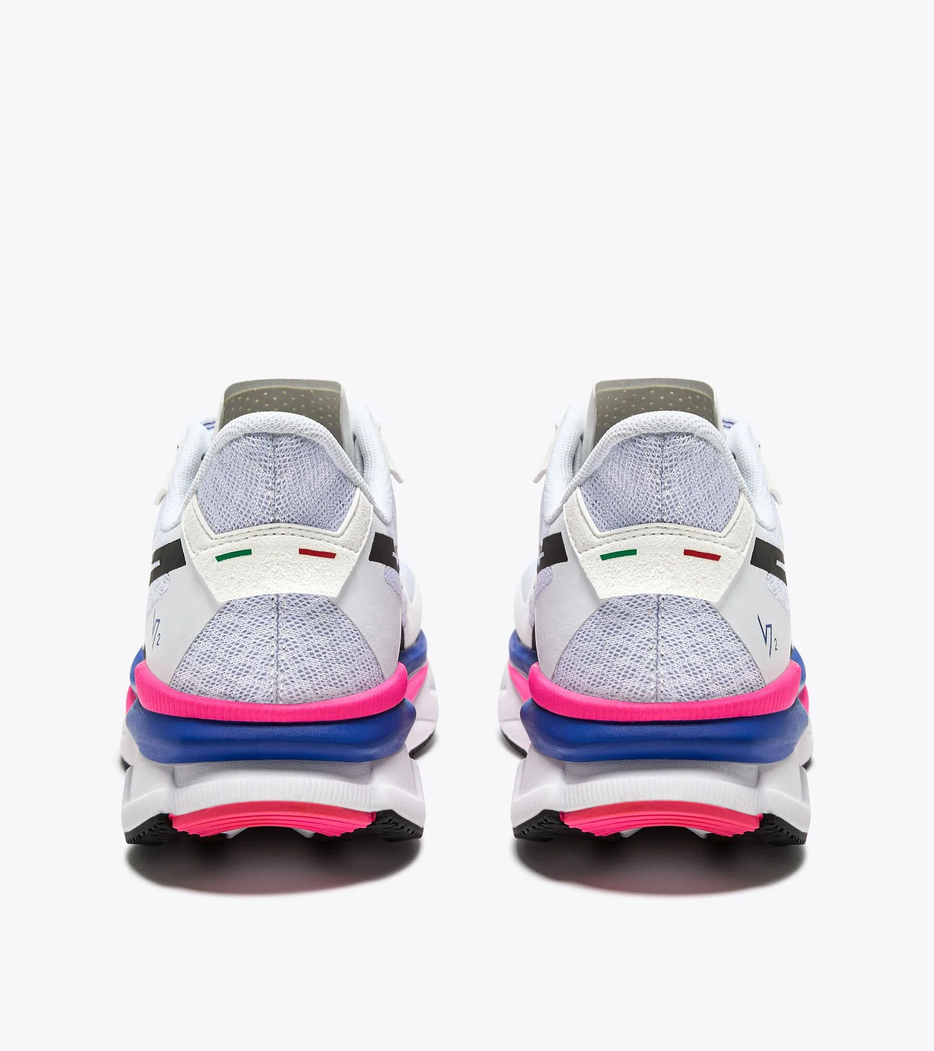 Diadora Women's Atomo V7000-2 White Surf The Web Pink Fluo - Image 4