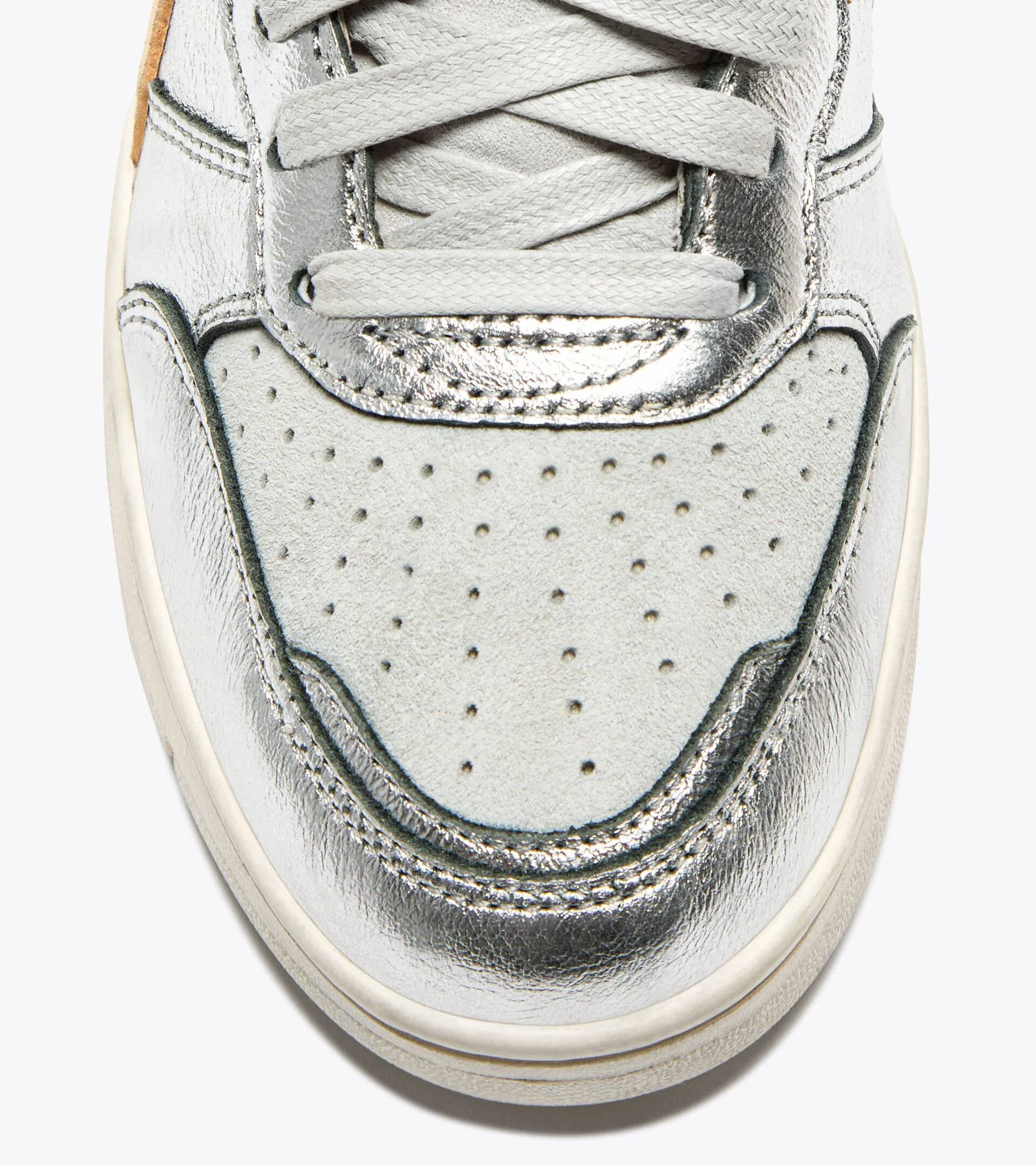 Diadora Heritage Women's B.560 Metal S Used Aluminum - Image 4