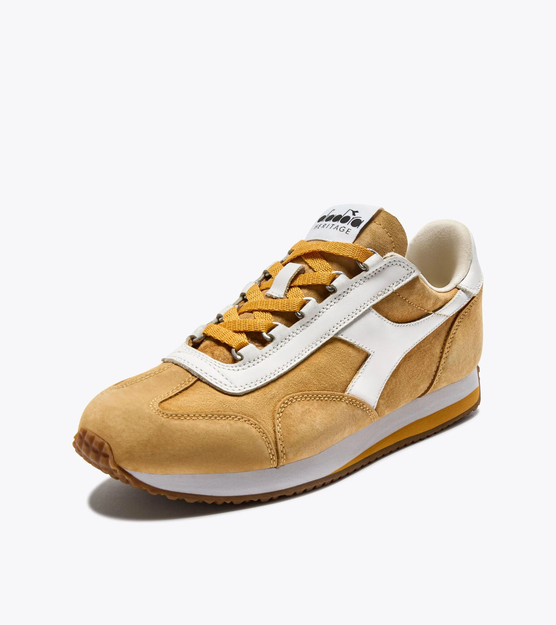 Diadora Heritage Women's Equipe '75 SW Yellow Straw - Image 2