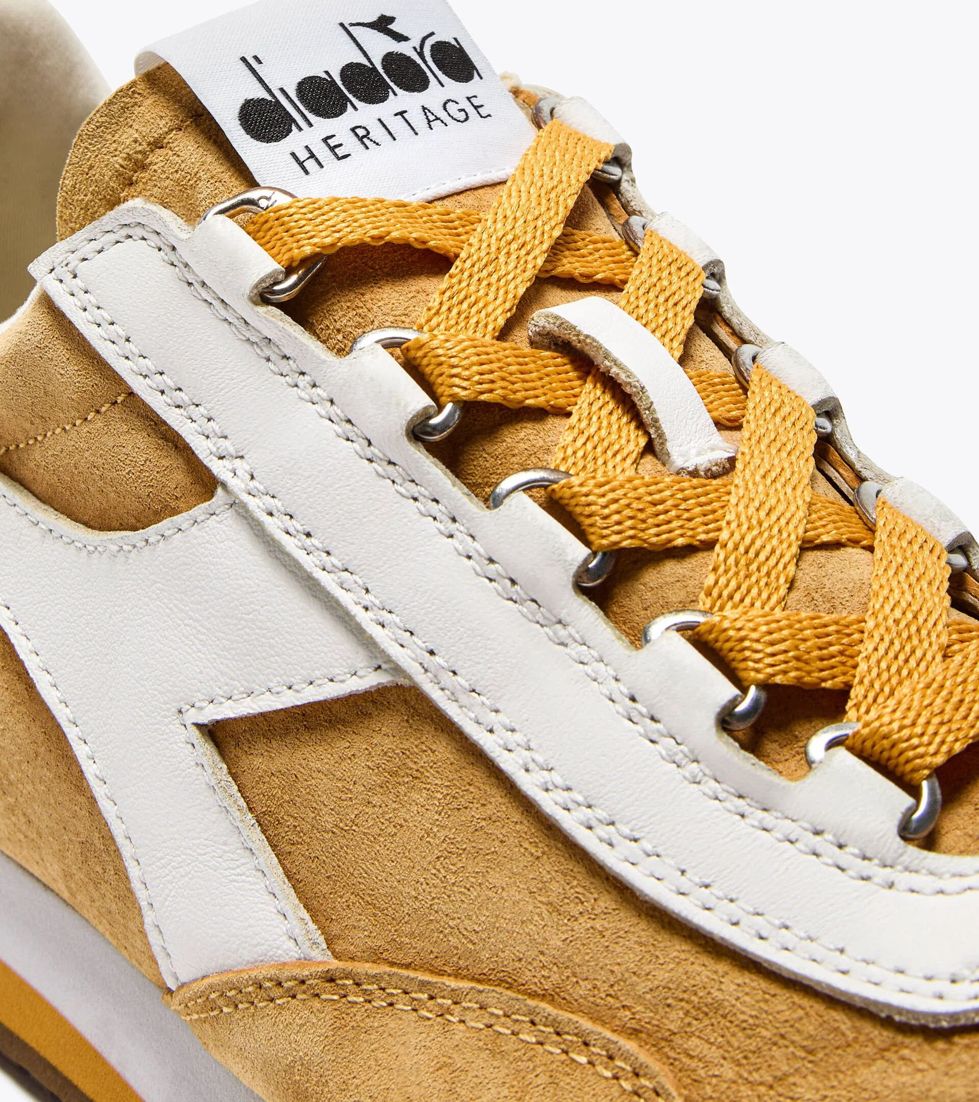 Diadora Heritage Women's Equipe '75 SW Yellow Straw - Image 5