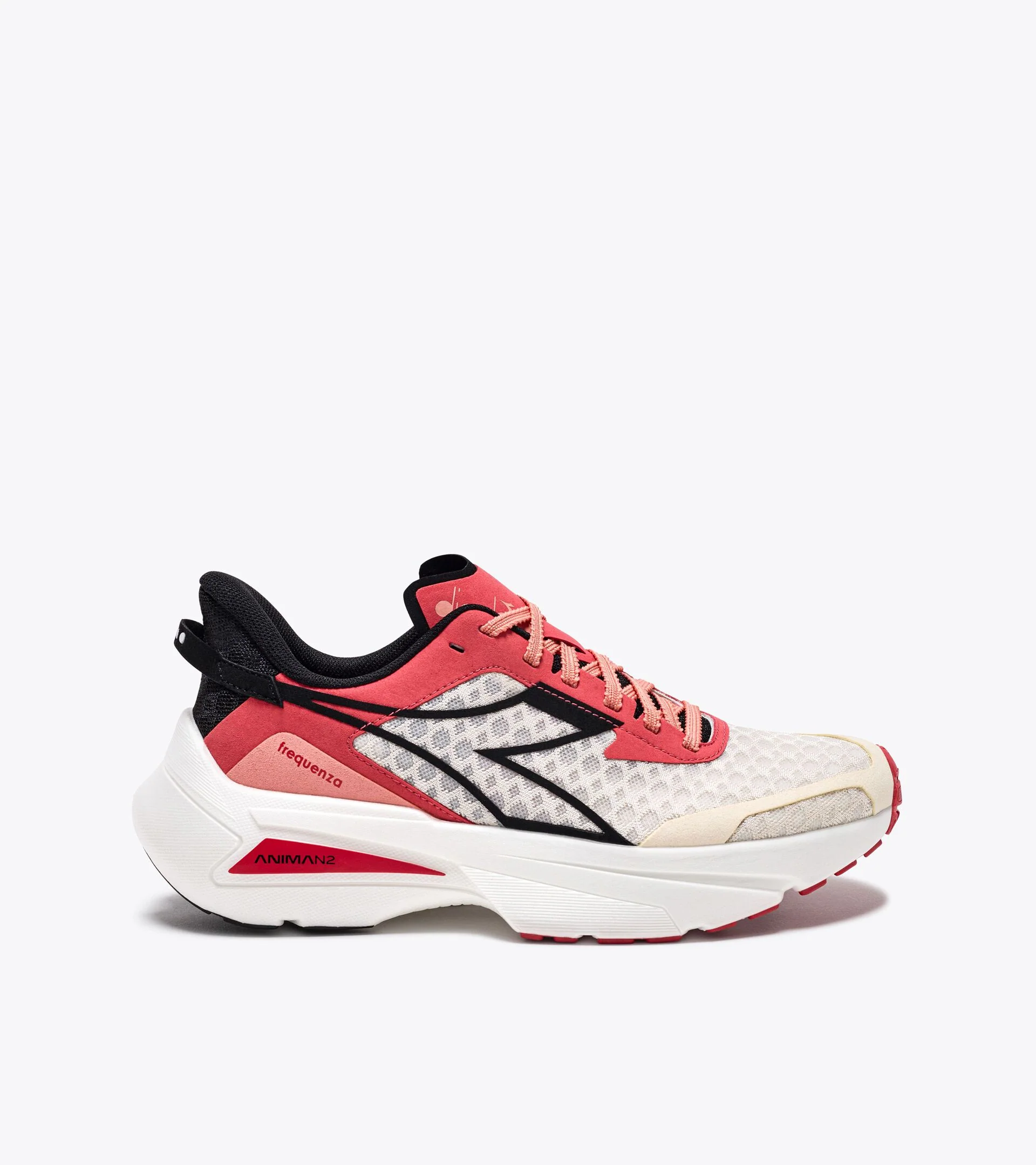 Diadora Women's Frequenza Whisper White Cayenne