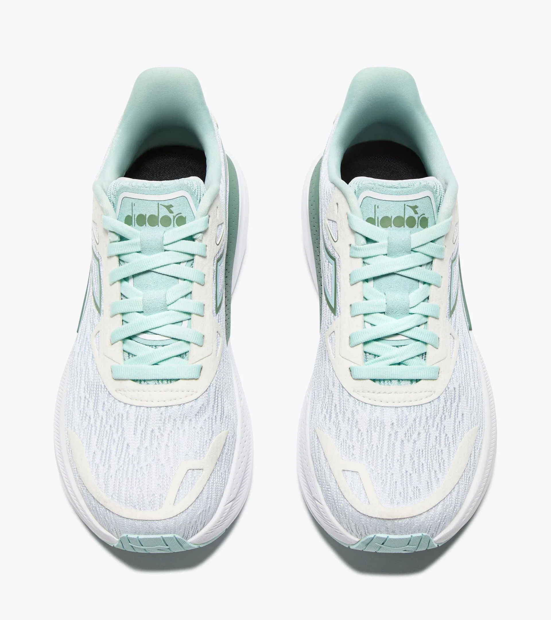 Diadora Women's Nucleo 2 White Pastel Blue - Image 6