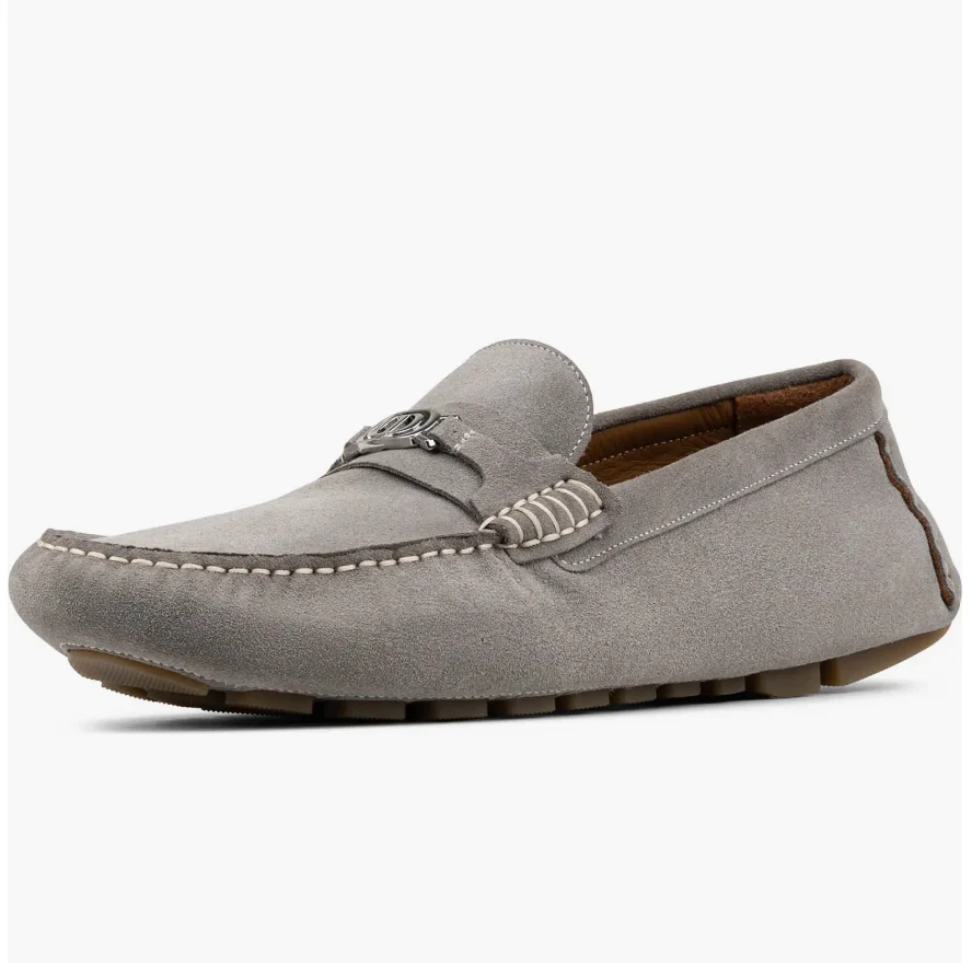 Donald Pliner Men's Bodhi Cloud Grey Suede - Image 6