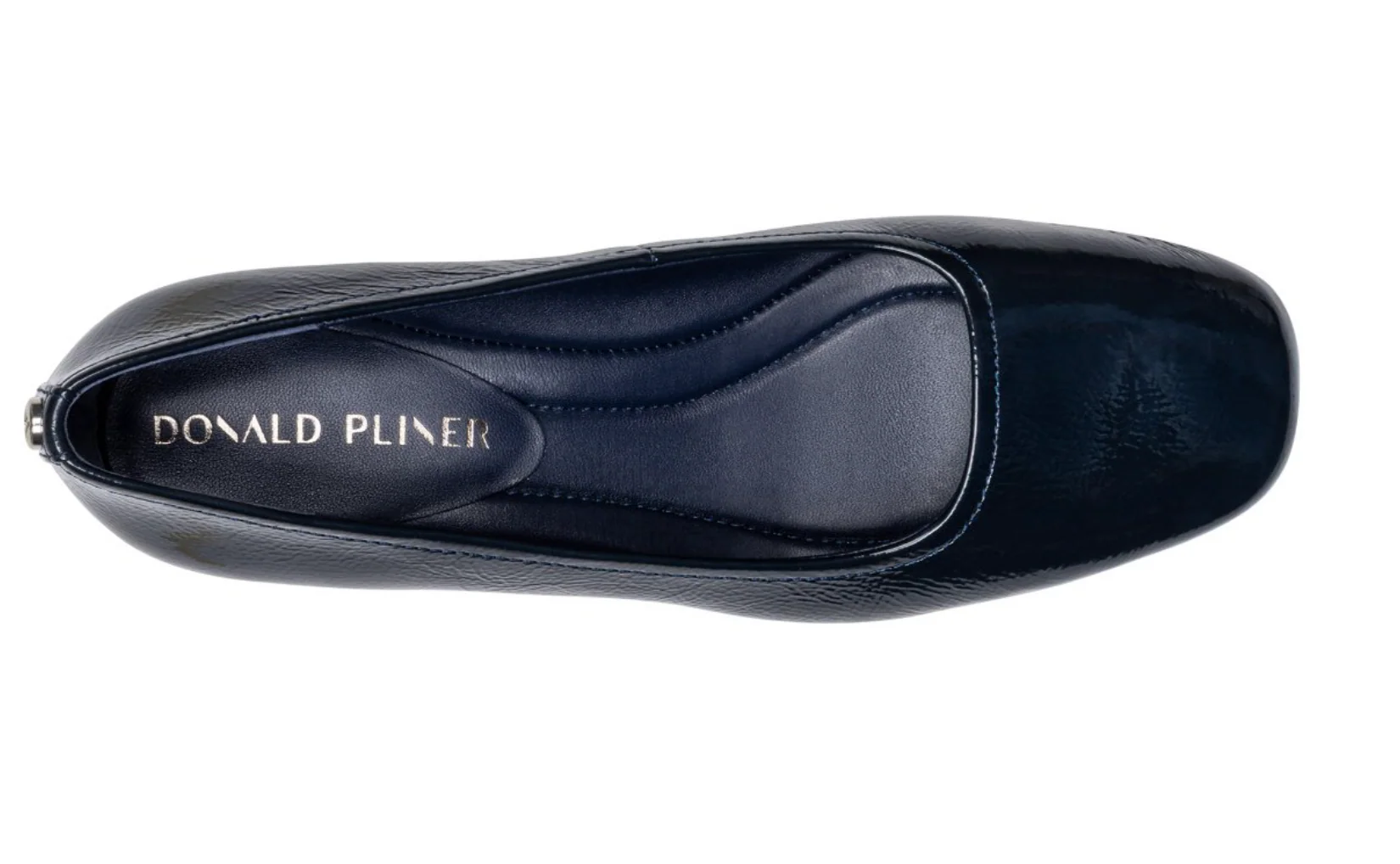Donald Pliner Women's Dreww Navy Crinkle Patent - Image 4