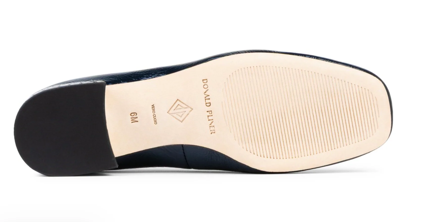 Donald Pliner Women's Dreww Navy Crinkle Patent - Image 5