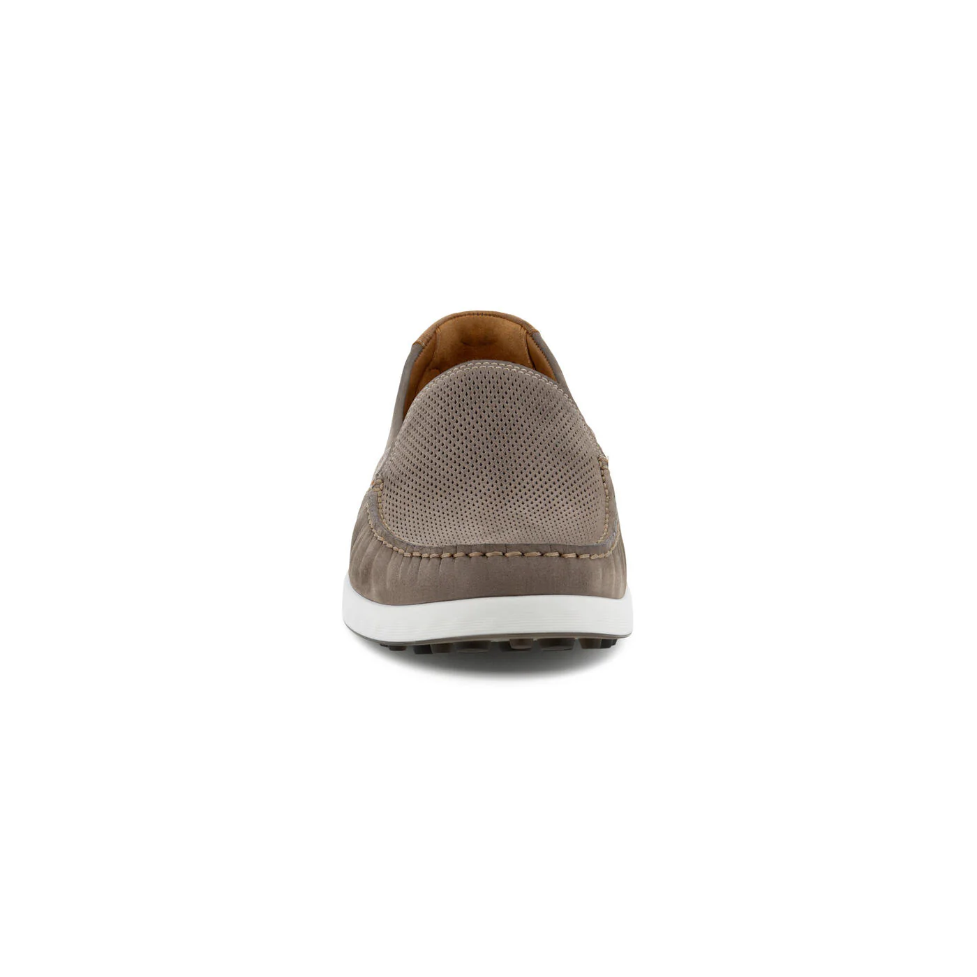 Ecco Men’s Lite Moc Slip On Warm Grey Cognac 54050458267 - Image 6