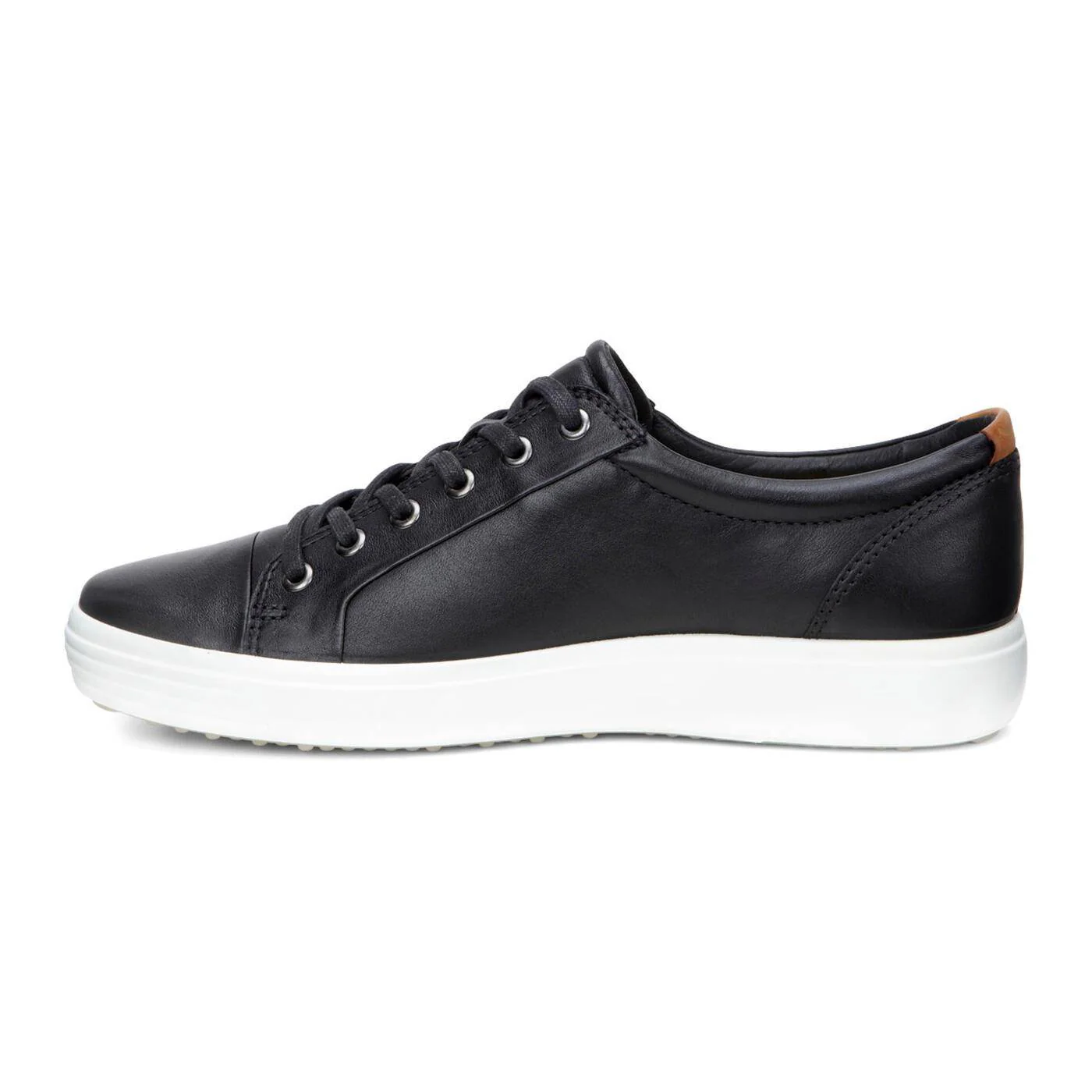 Ecco Men's Soft 7 Lace up Sneaker Black 43000401001 - Image 4