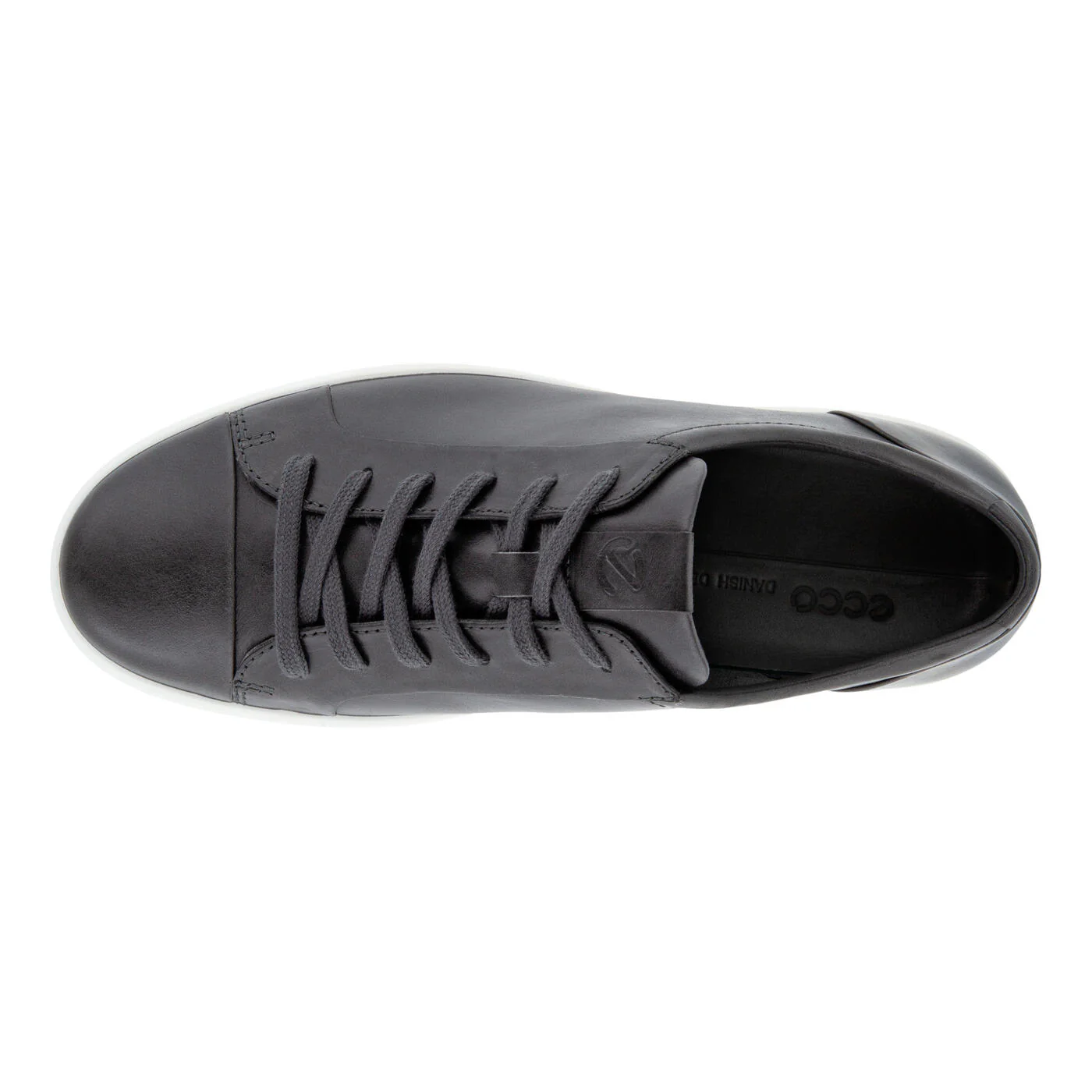 Ecco Men's Soft 7 Sneakers Titanium Leather 47036402244 - Image 6